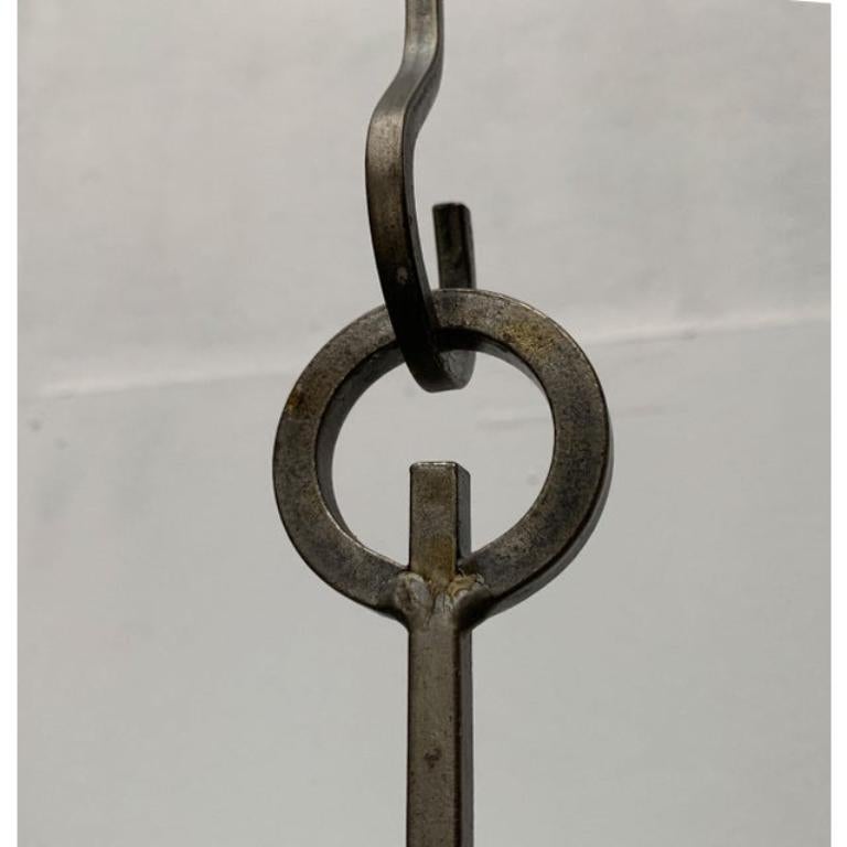 Ciondolo portacandele danese di metà secolo in metallo e vetro, anni '60 In condizioni ottime in vendita a Hamburg, DE