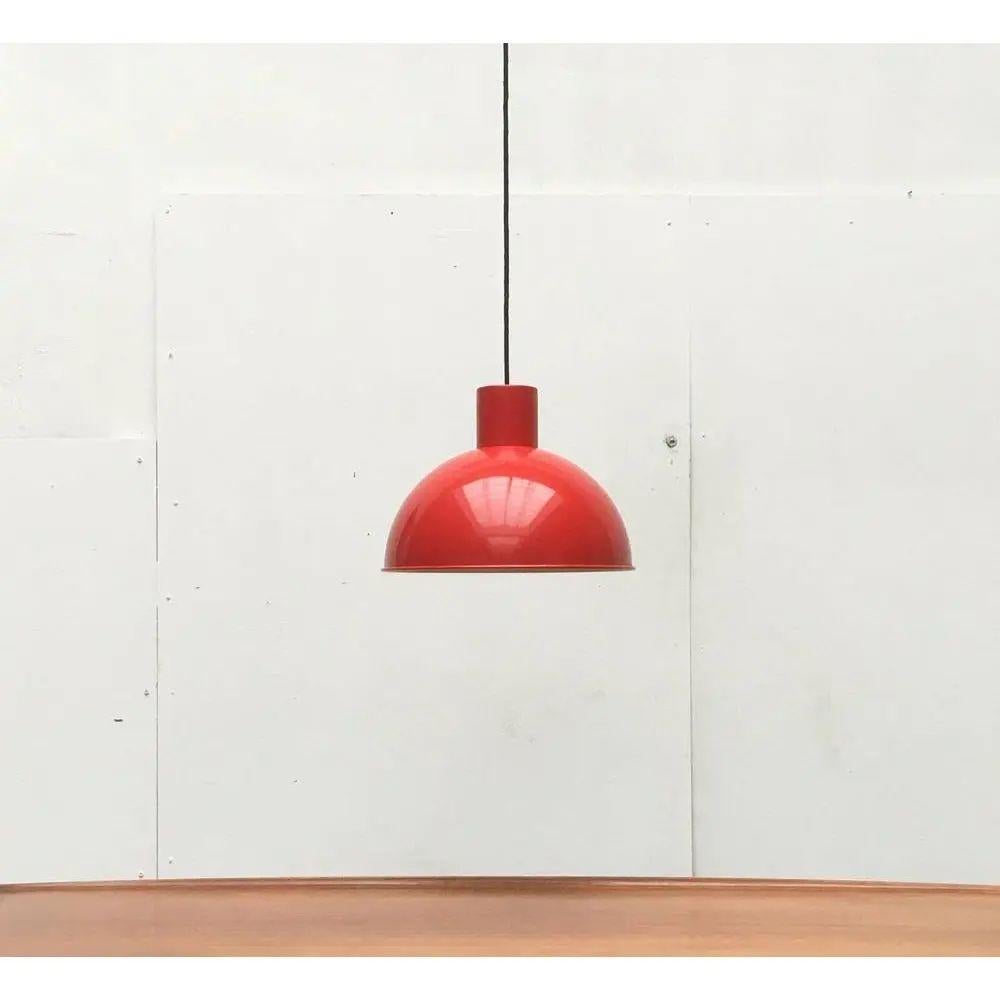 Lampada a sospensione Bunker Maxi in metallo danese di Johannes Hammerborg, metà secolo, anni '70 in vendita 4