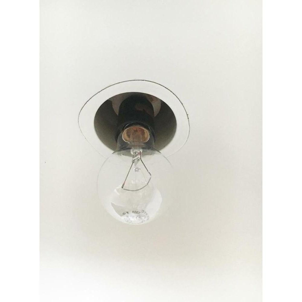 Lampada a sospensione Bunker Maxi in metallo danese di Johannes Hammerborg, metà secolo, anni '70 in vendita 4