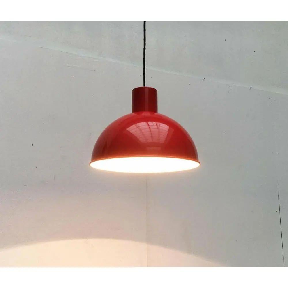 Mid-Century moderno Lampada a sospensione Bunker Maxi in metallo danese di Johannes Hammerborg, metà secolo, anni '70 in vendita