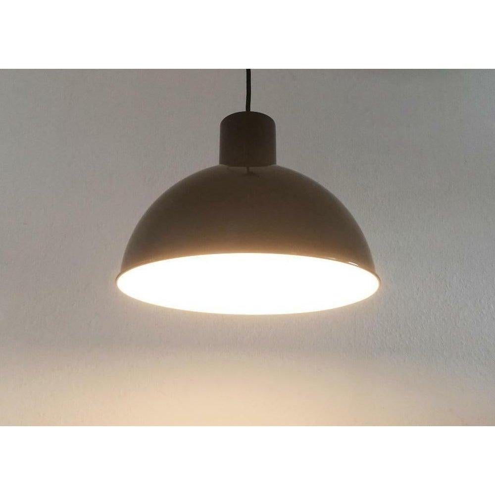 Mid-Century moderno Lampada a sospensione Bunker Maxi in metallo danese di Johannes Hammerborg, metà secolo, anni '70 in vendita