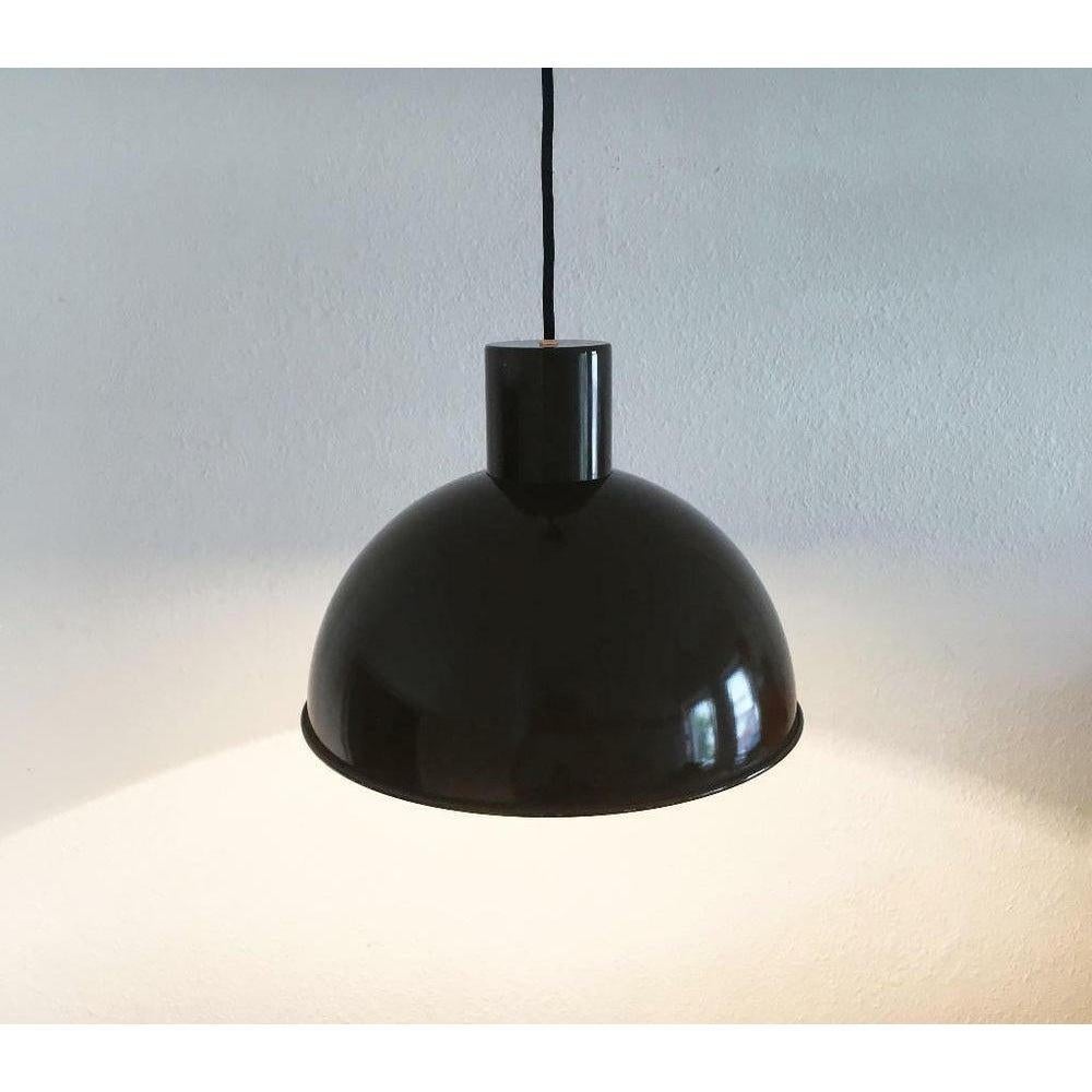 Danese Lampada a sospensione Bunker Maxi in metallo danese di Johannes Hammerborg, metà secolo, anni '70 in vendita