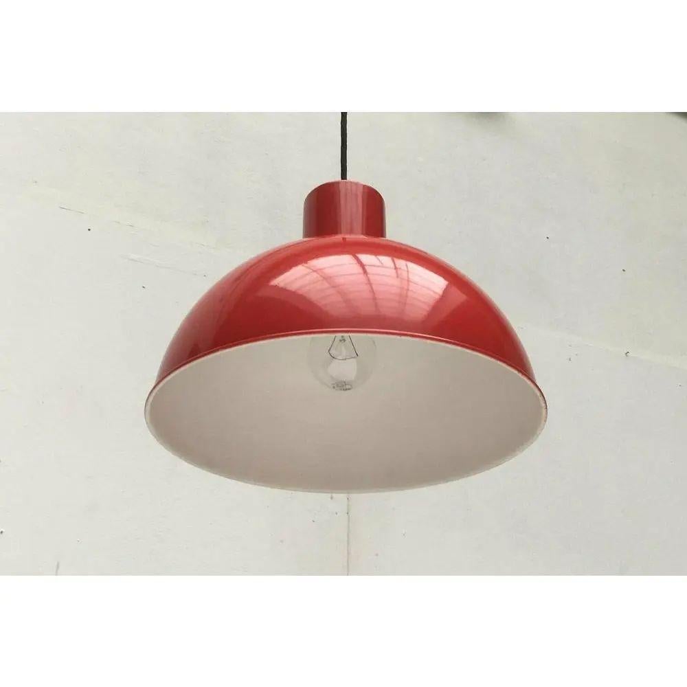 XX secolo Lampada a sospensione Bunker Maxi in metallo danese di Johannes Hammerborg, metà secolo, anni '70 in vendita