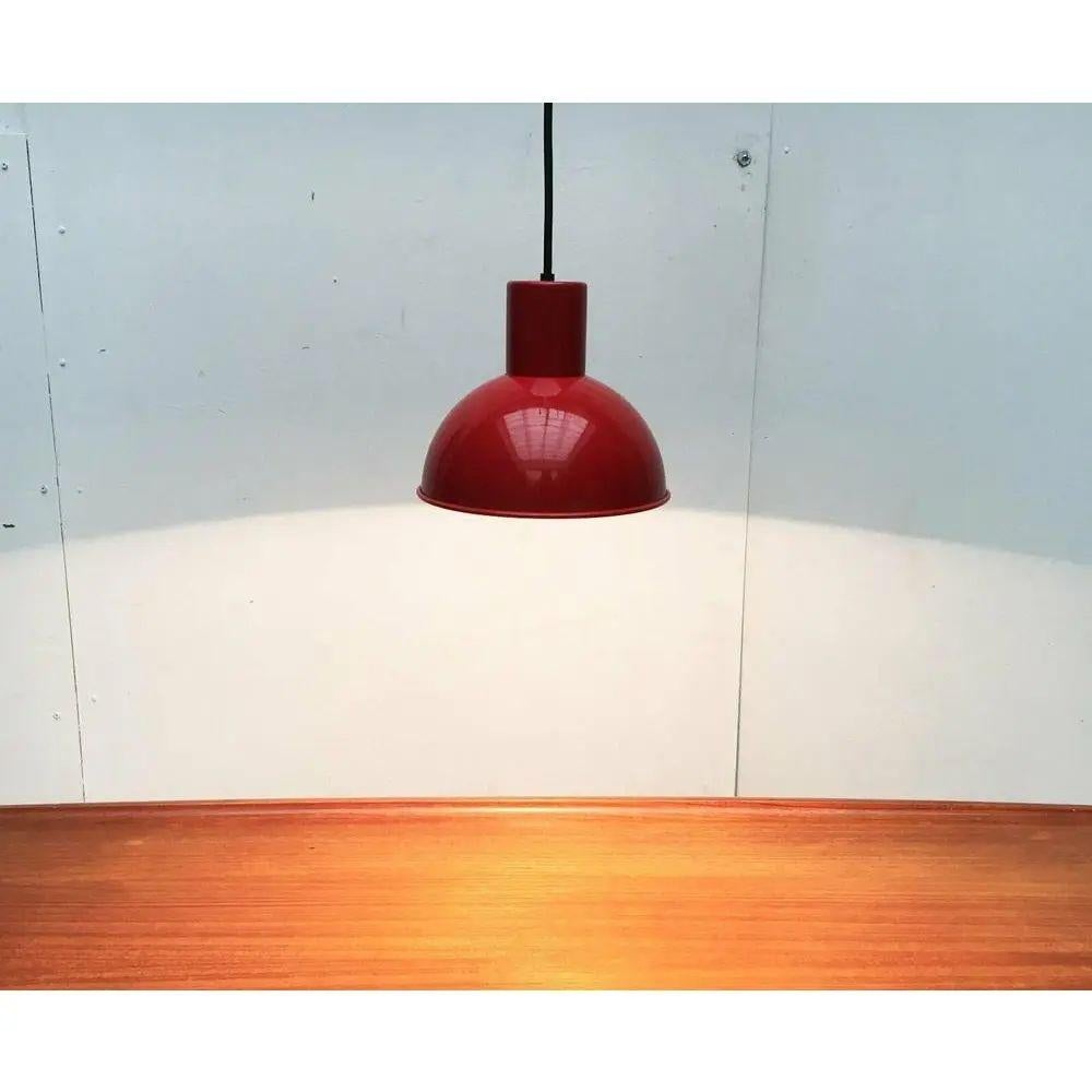 Mid-Century Modern Mid-Century Danish Metal Bunker Mini Pendant Lamp by Johannes Hammerborg, 1970s For Sale