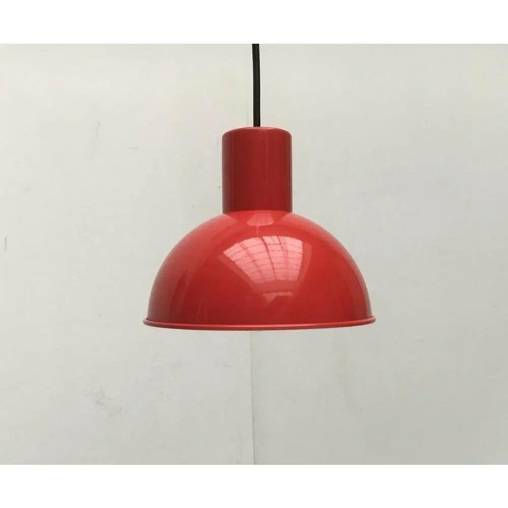 Mid-Century Danish Metal Bunker Mini Pendant Lamp by Johannes Hammerborg, 1970s For Sale 1