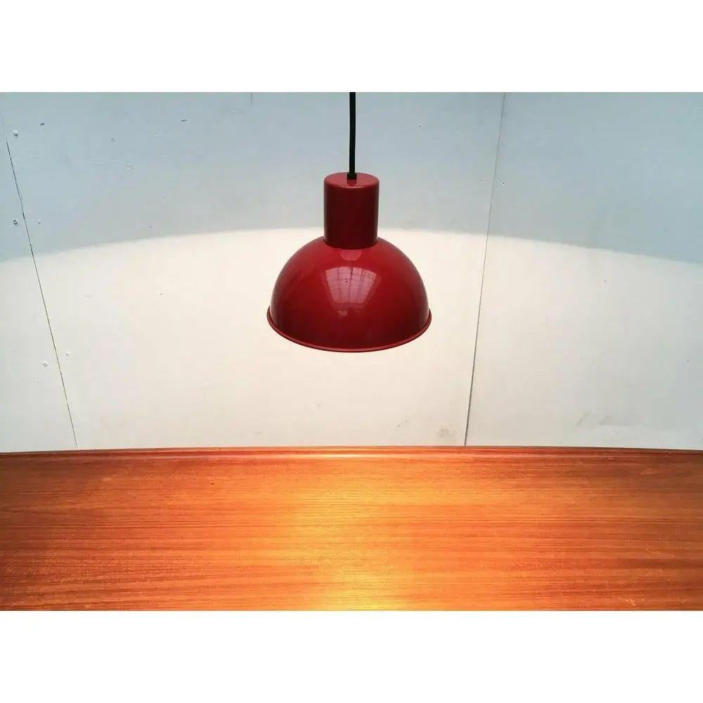 Mid-Century Danish Metal Bunker Mini Pendant Lamp by Johannes Hammerborg, 1970s For Sale 3