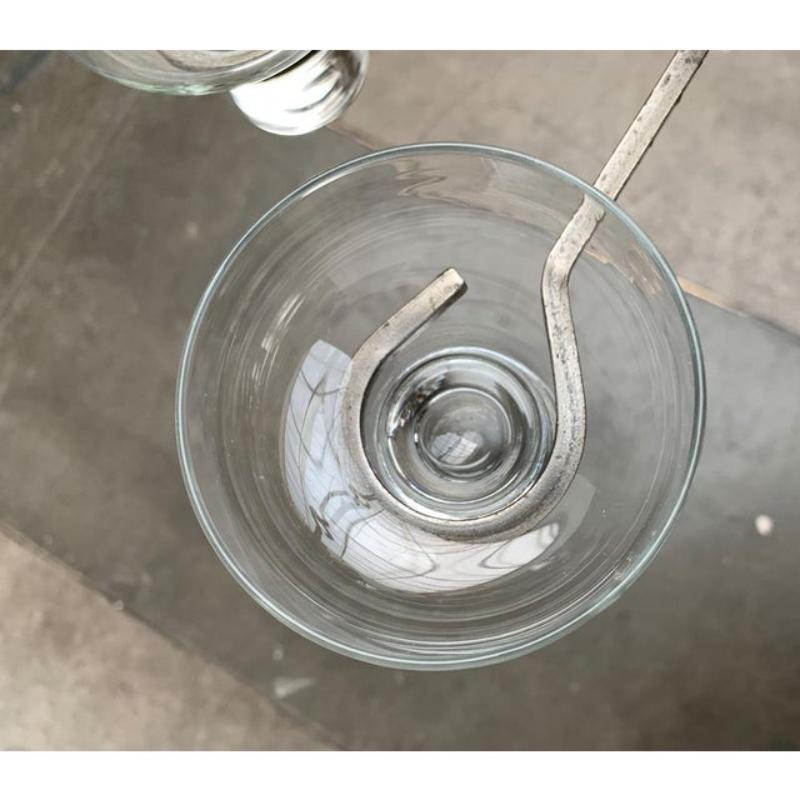 Mid-Century Danish Metal & Glass Candleholder Pendant, 1960s For Sale 4