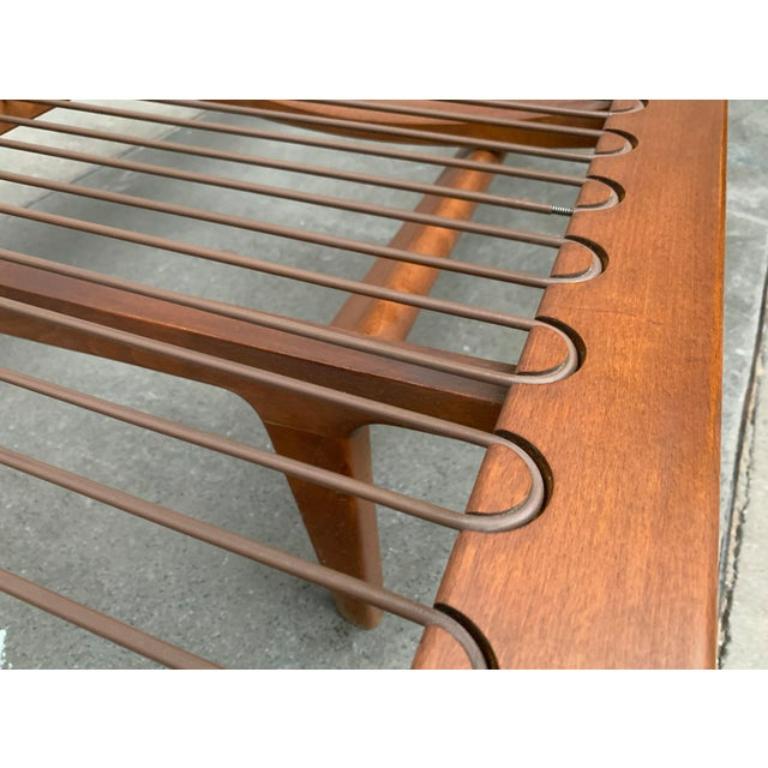 XX secolo Divano minimalista danese di metà secolo in teak di Orla Mølgaard Nielsen in vendita