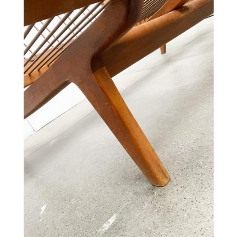 Teak Divano minimalista danese di metà secolo in teak di Orla Mølgaard Nielsen in vendita