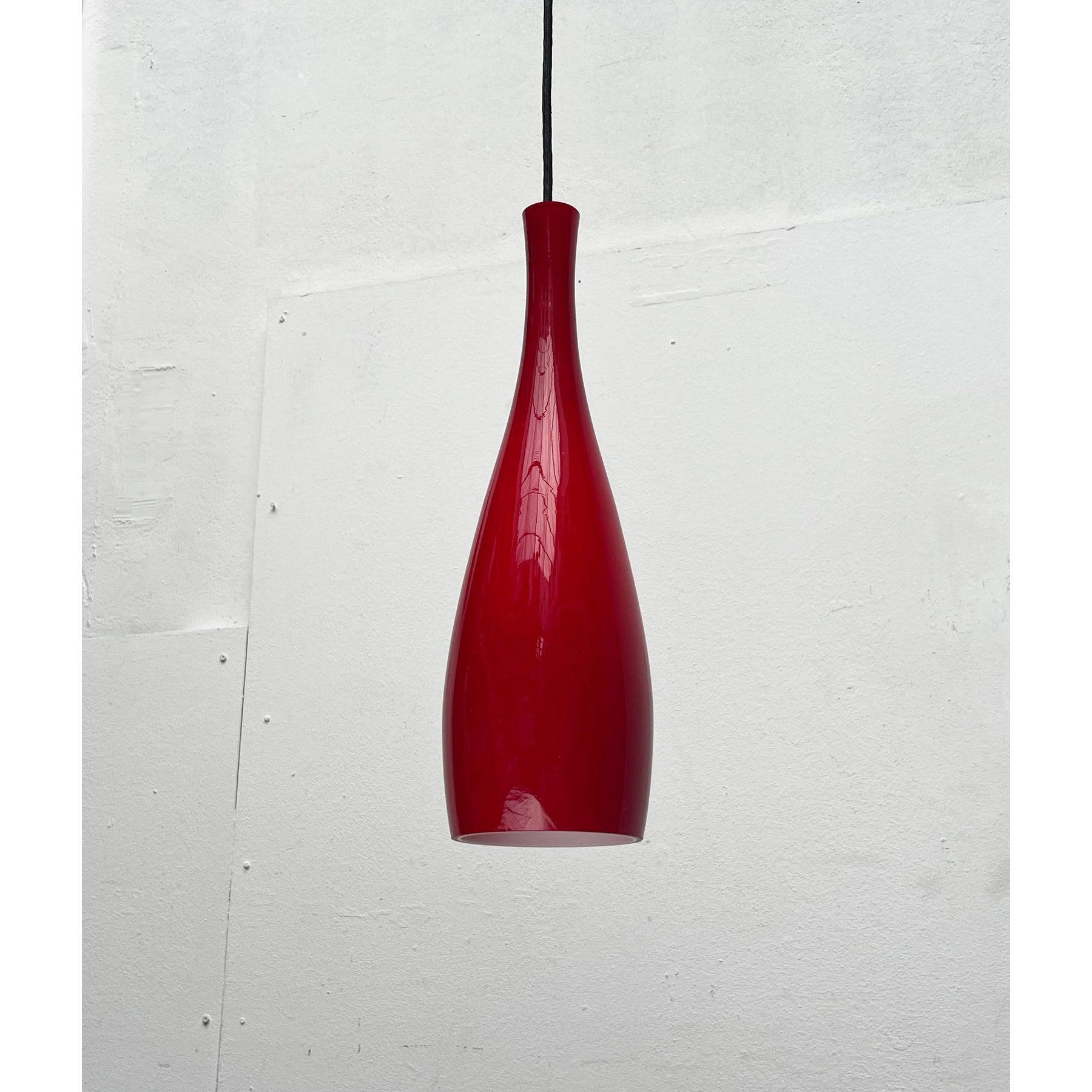 Lampe suspendue danoise modèle Bang en verre du milieu du siècle dernier par Jacob E. Bang, années 1960 en vente 4
