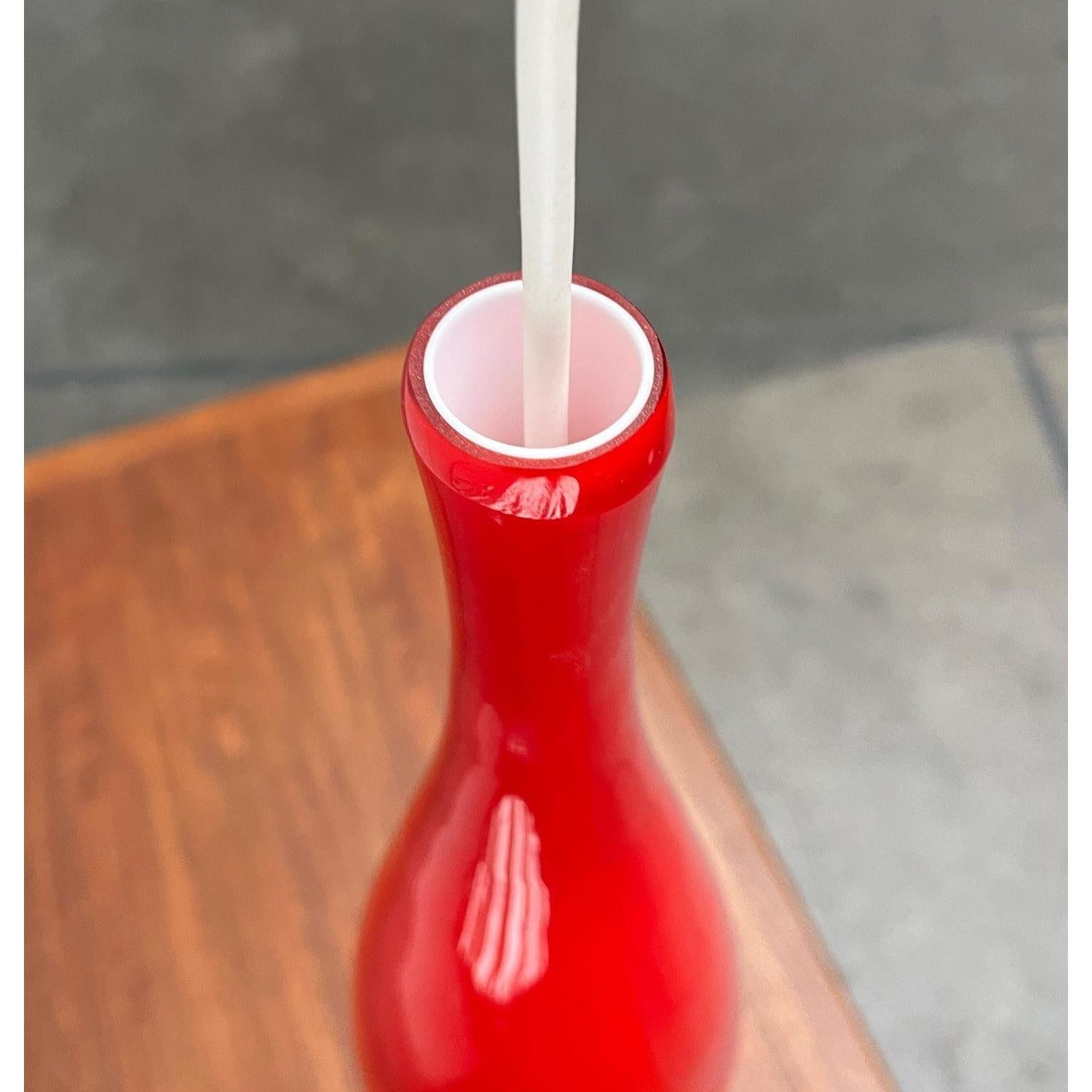 Lampe suspendue danoise modèle Bang en verre du milieu du siècle dernier par Jacob E. Bang, années 1960 en vente 2