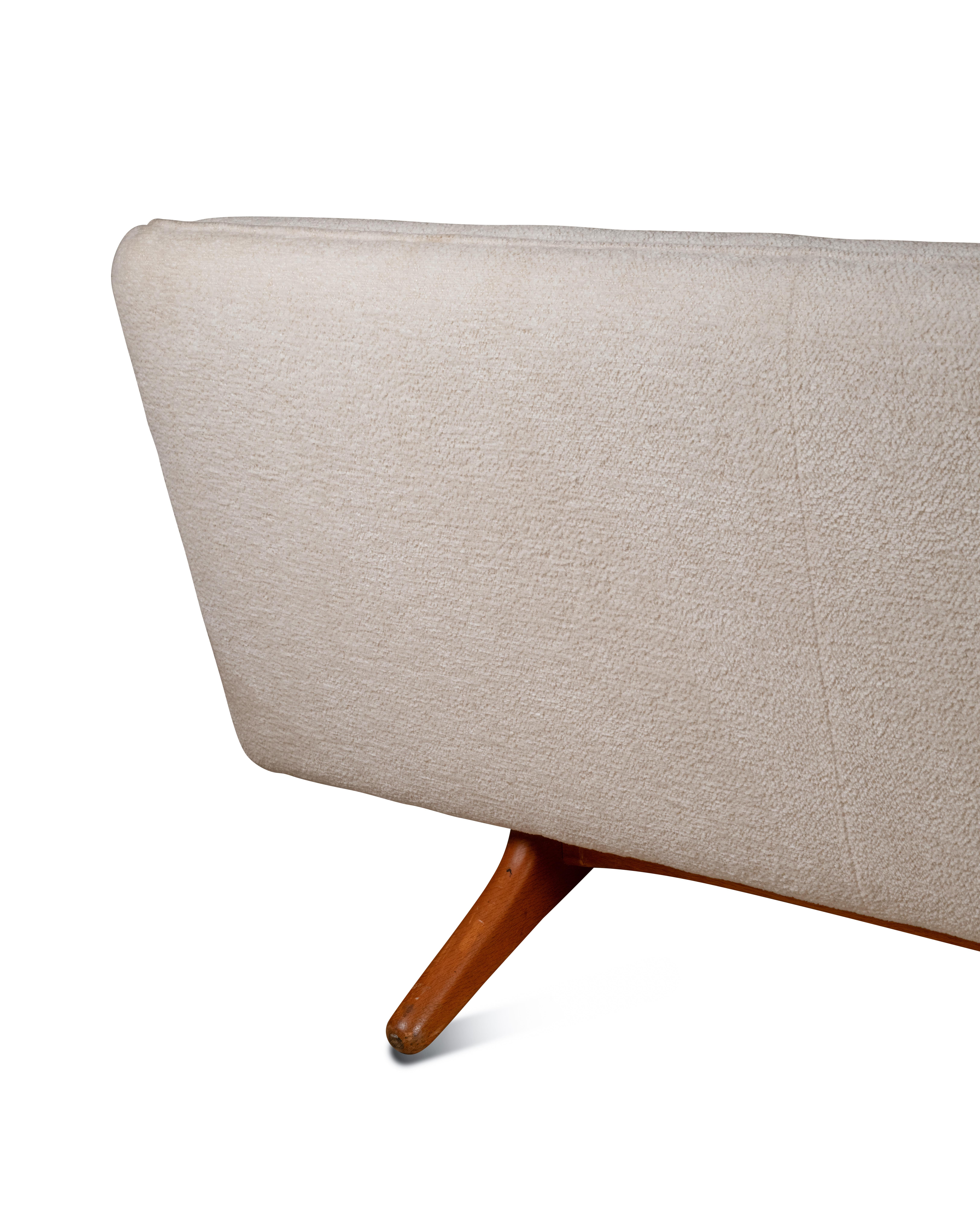 Mid-Century Danish Model Ml 140 Sofa by Illum Wikkelsø, 1960s For Sale 1