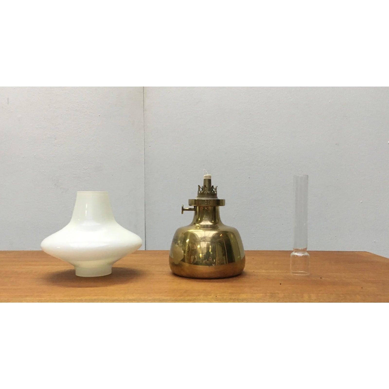 Lámpara de mesa de aceite modelo Petronella danesa de mediados de siglo de Henning Koppel, años 60 en venta 5