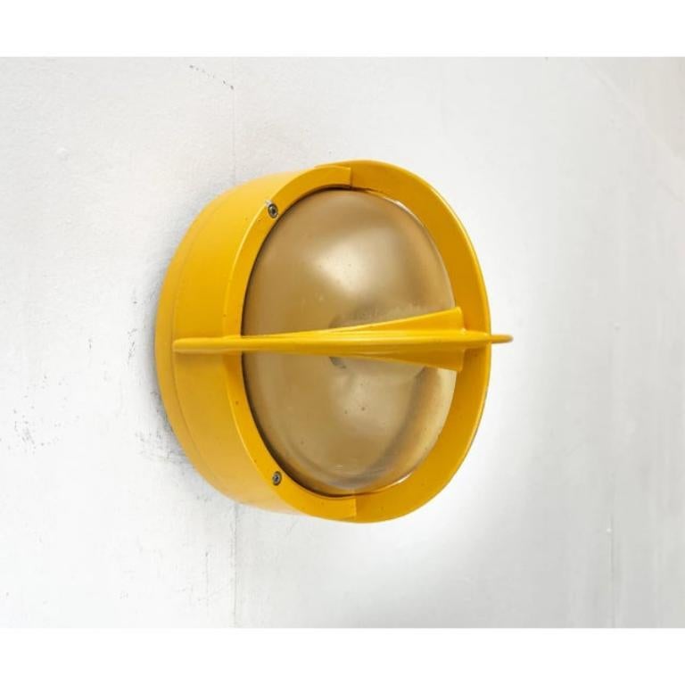 Mid-Century Danish Model Pirat Metal Outdoor Wall Lamp, 1960s For Sale 6