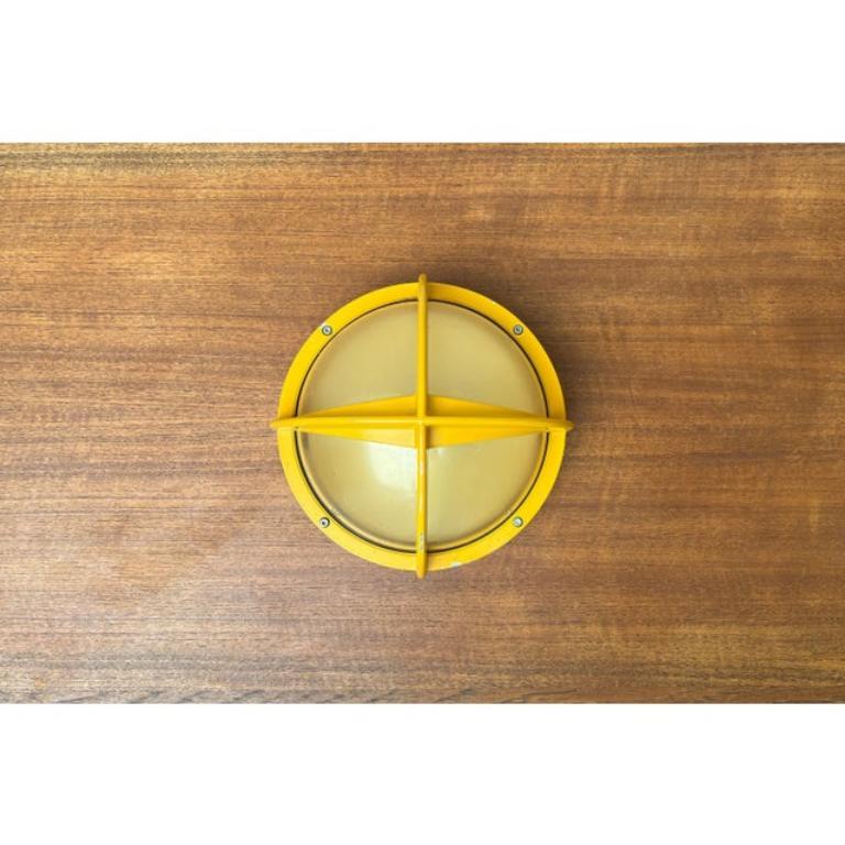 Mid-Century Modern Mid-Century Danish Model Pirat Metal Outdoor Wall Lamp, 1960s For Sale