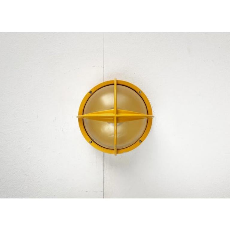 Mid-Century Danish Model Pirat Metal Outdoor Wall Lamp, 1960s For Sale 3