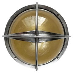 Mid-Century Danish Model Pirat Metal Outdoor Wall Lamp for Nordisk Solar, 1960s