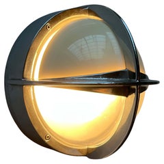 Mid-Century Danish Model Pirat Metal Outdoor Wall Lamp for Nordisk Solar, 1960s