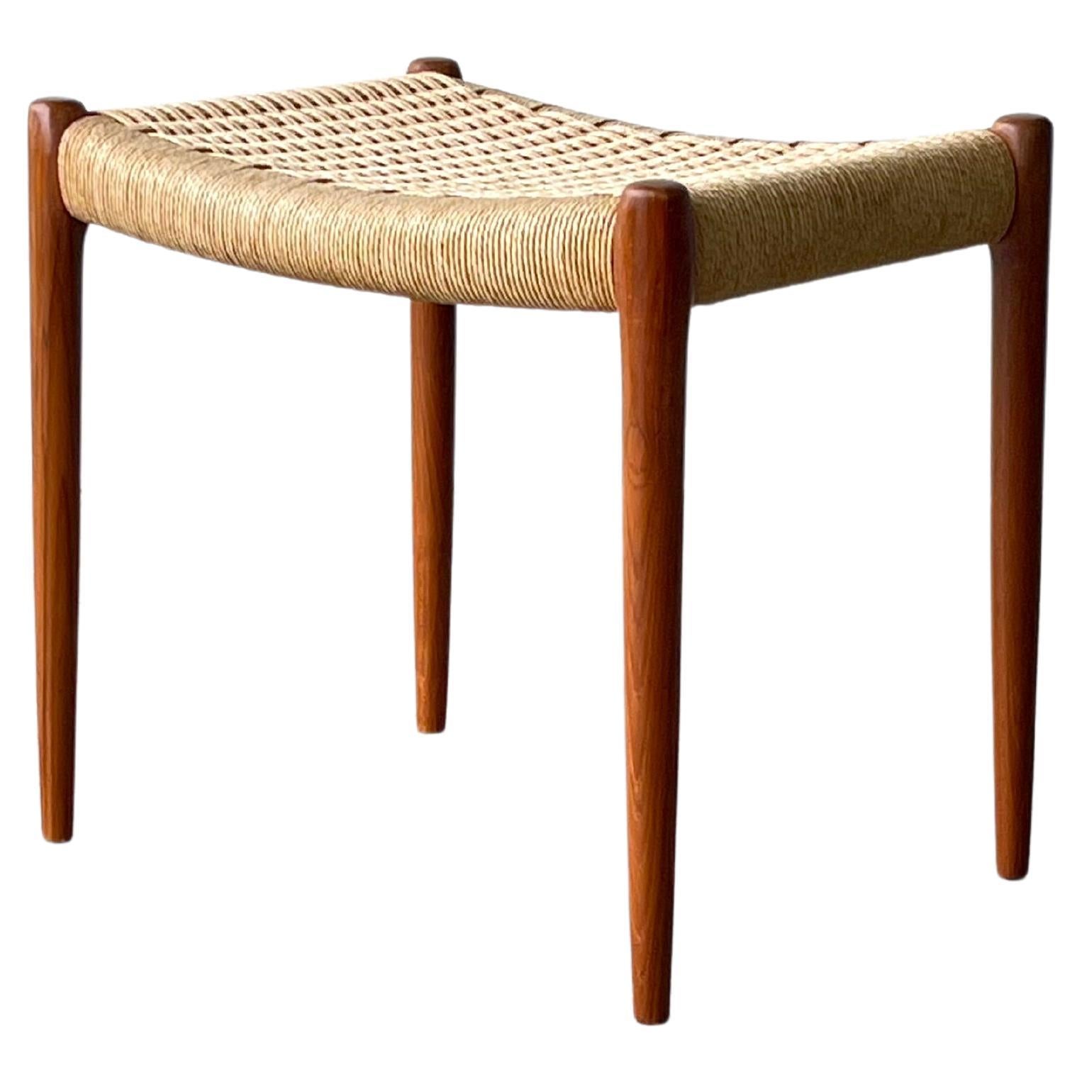 Danish Modern Teak Counter Height Bar Stools by J.L Moller Denmark at