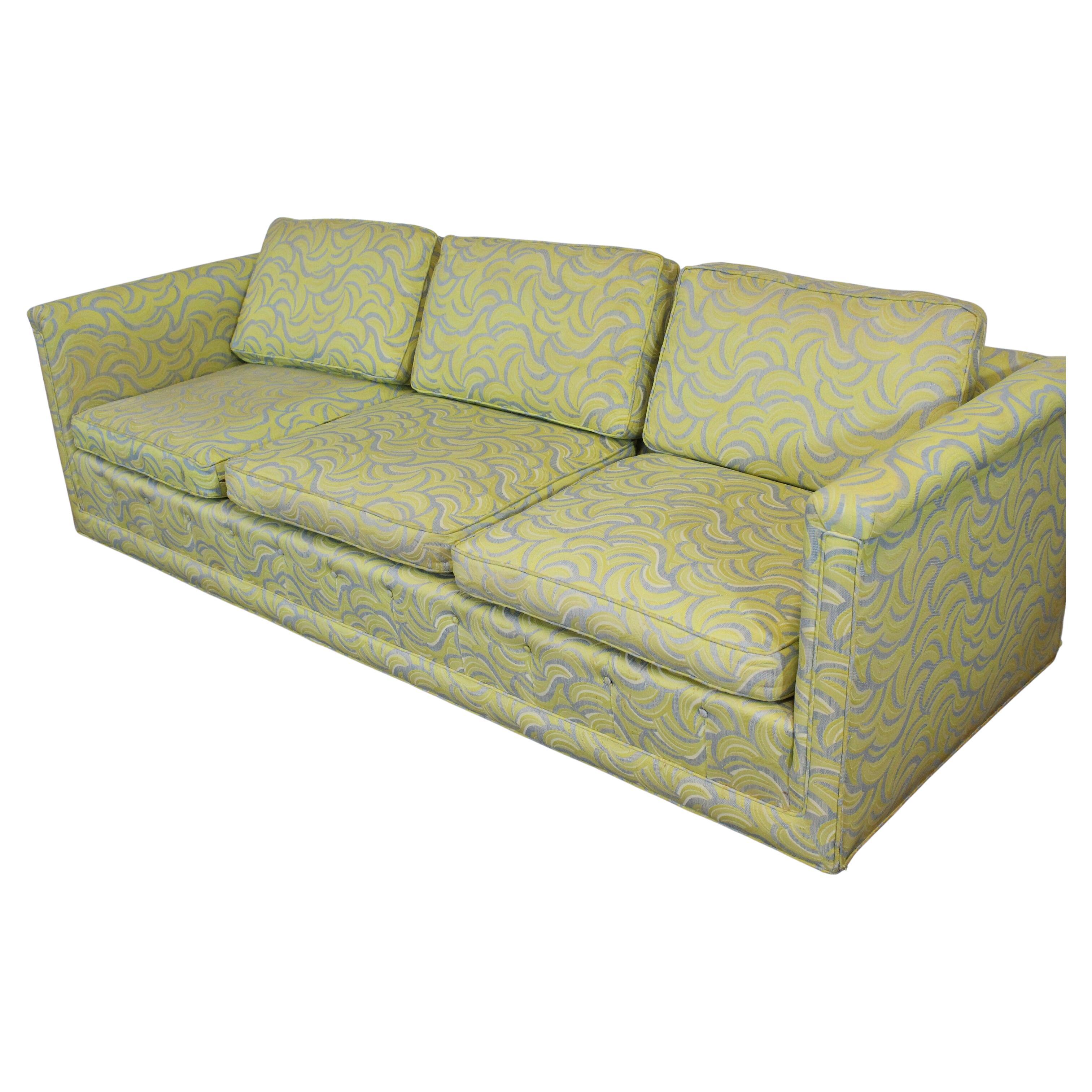 Mid Century Danish Modern 1970's PIt Sofa