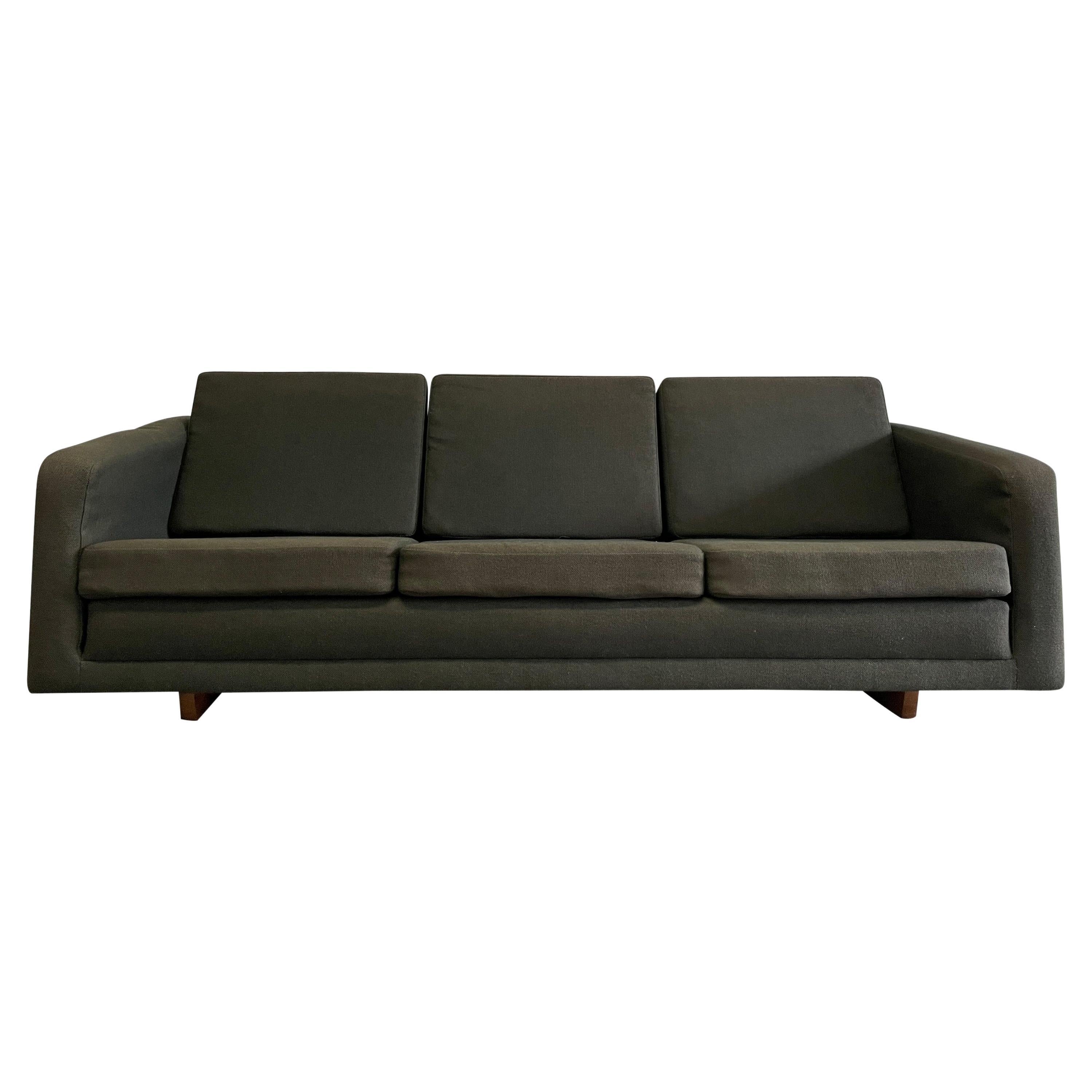Mid Century Danish Modern 3 Seat 205 Sofa by Børge Mogensen Sofa Green