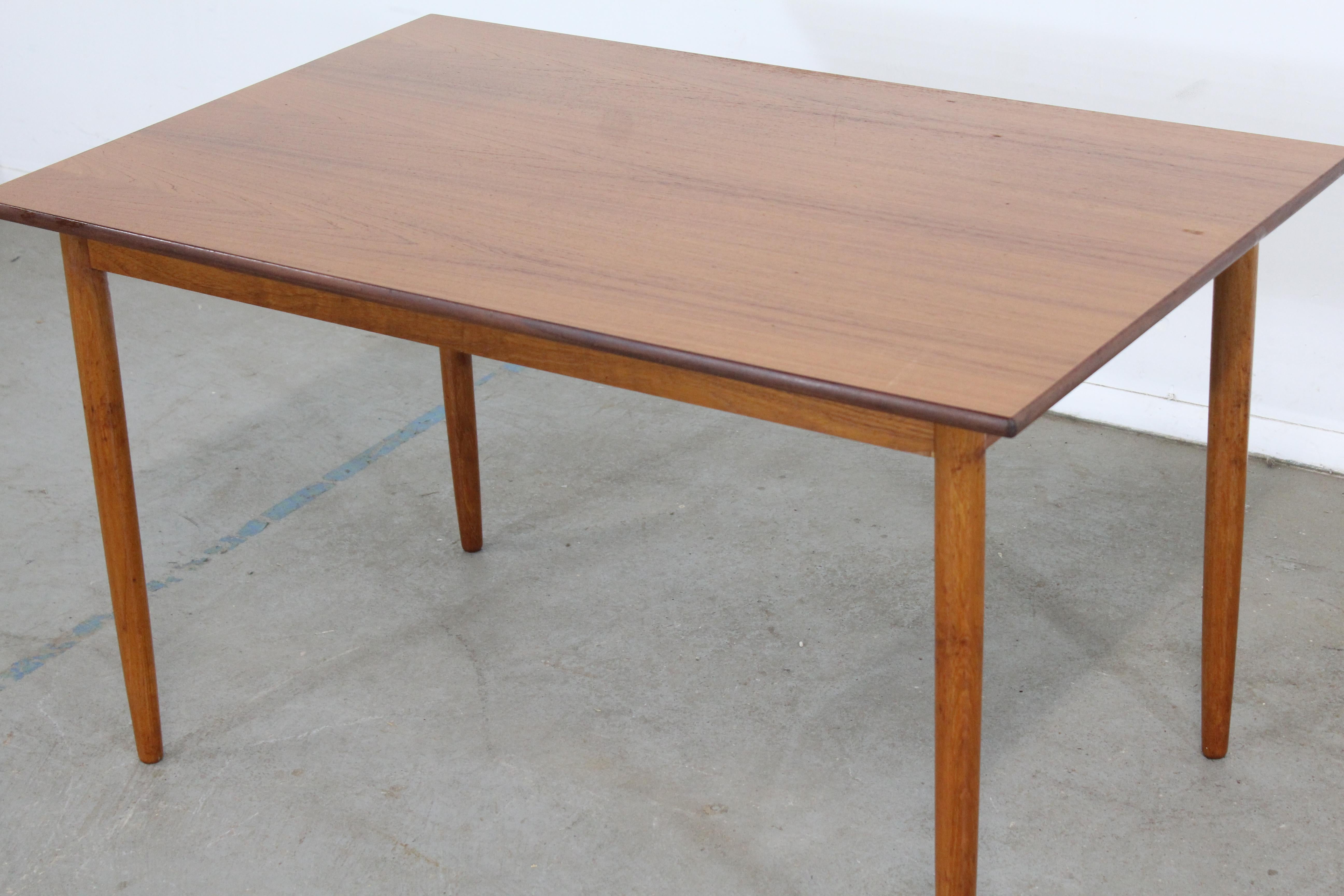 Mid-Century Modern Mid-Century Danish Modern Teak Dining Table For Sale