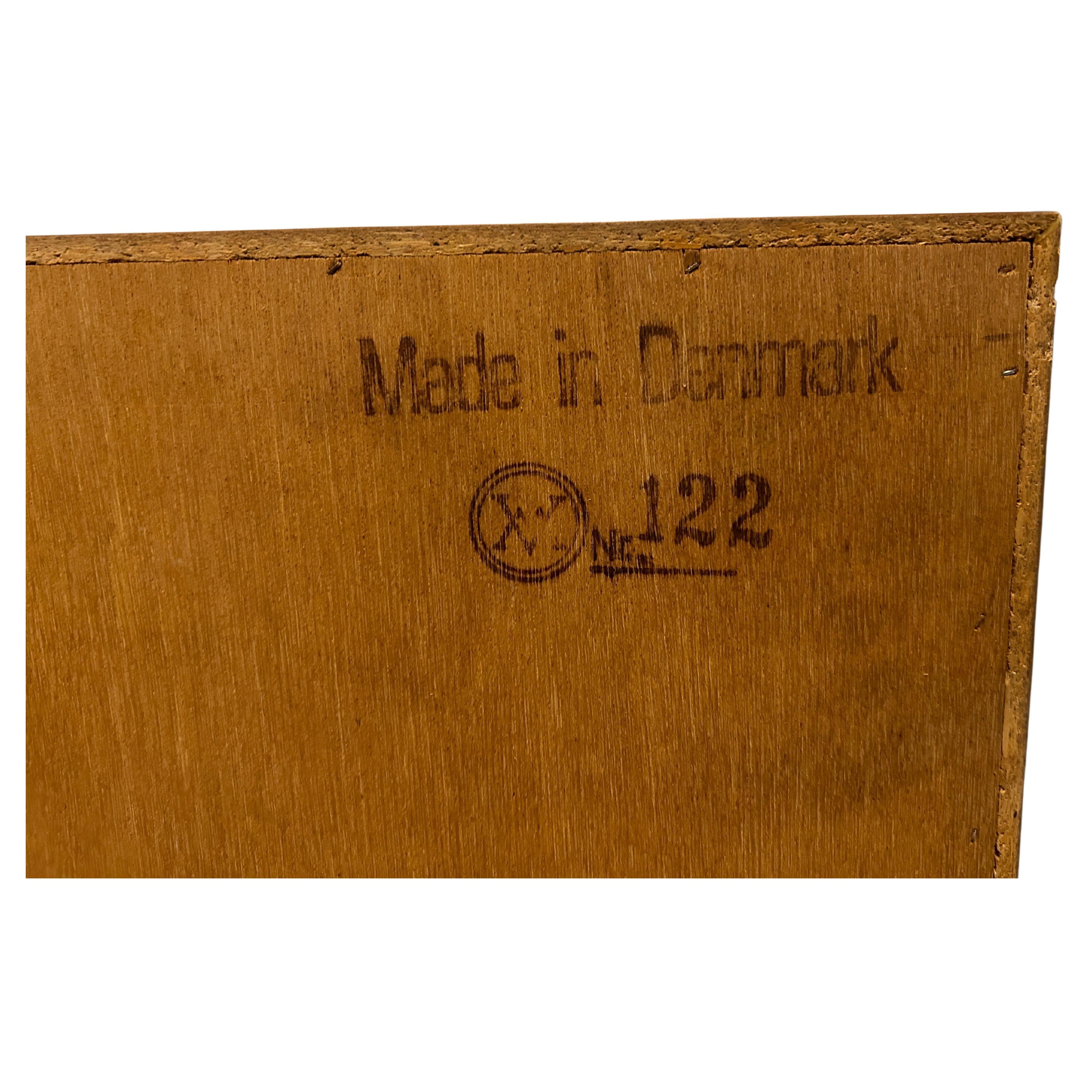 Mid Century Danish Modern 8 Drawer Teak Dresser Credenza by VM In Good Condition In BROOKLYN, NY