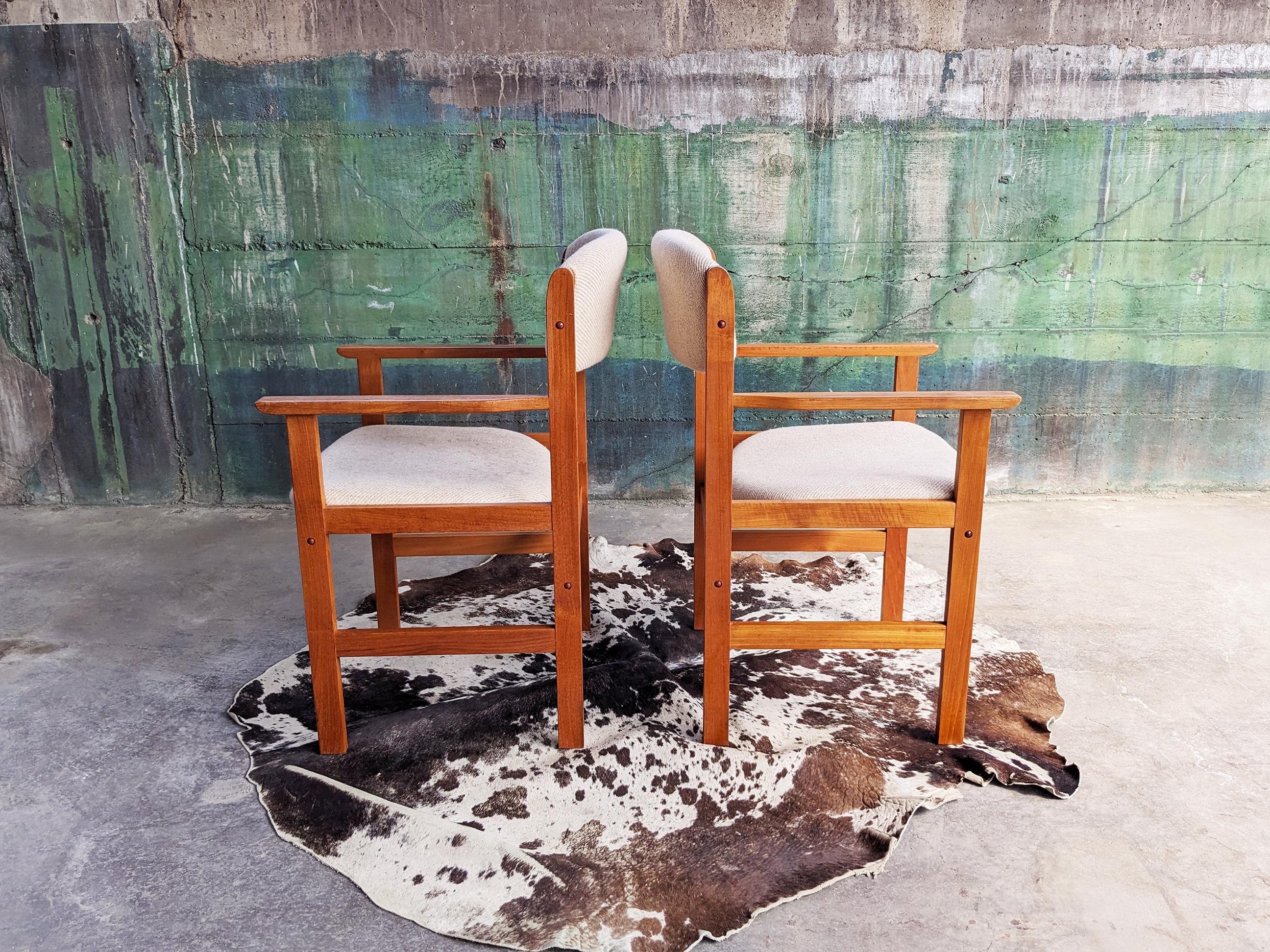 Danese Sedie da salotto danese moderne di metà secolo di Benny A. Linden Desi in vendita