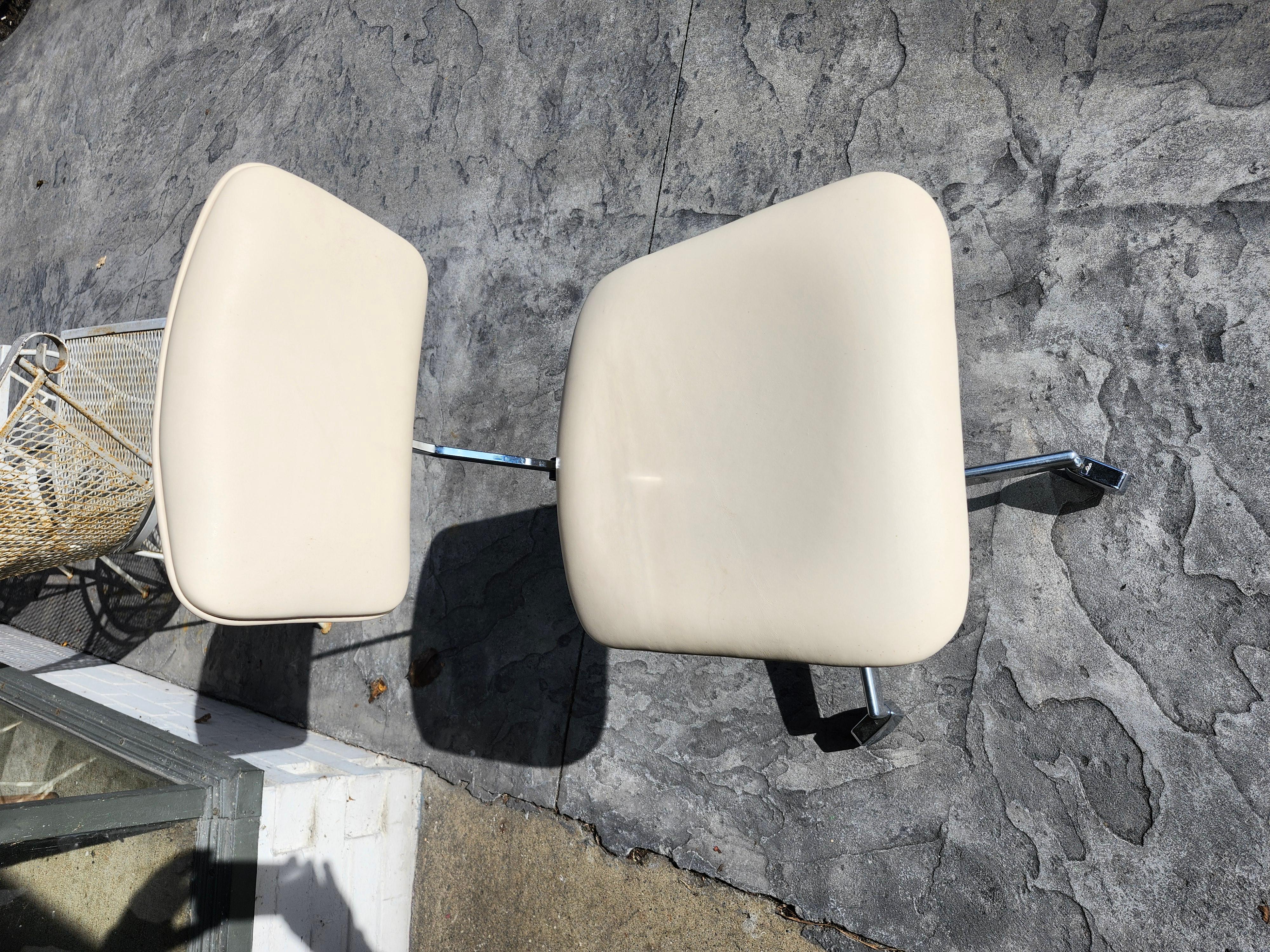 Paar Mid Century Danish Modern Adjustable Desk Chair Jørgen Rasmussen für Labofa im Angebot 8