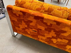 Mid Century Danish Modern Adrian Pearsall Chrome Craft Associates Sofa