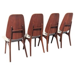 Mid Century Danish Modern Arne Hovmand Olsen Dining Chairs