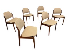 Mid-Century Danish Modern Arne Vodder 62S Teak Dining Chairs - Set of 6