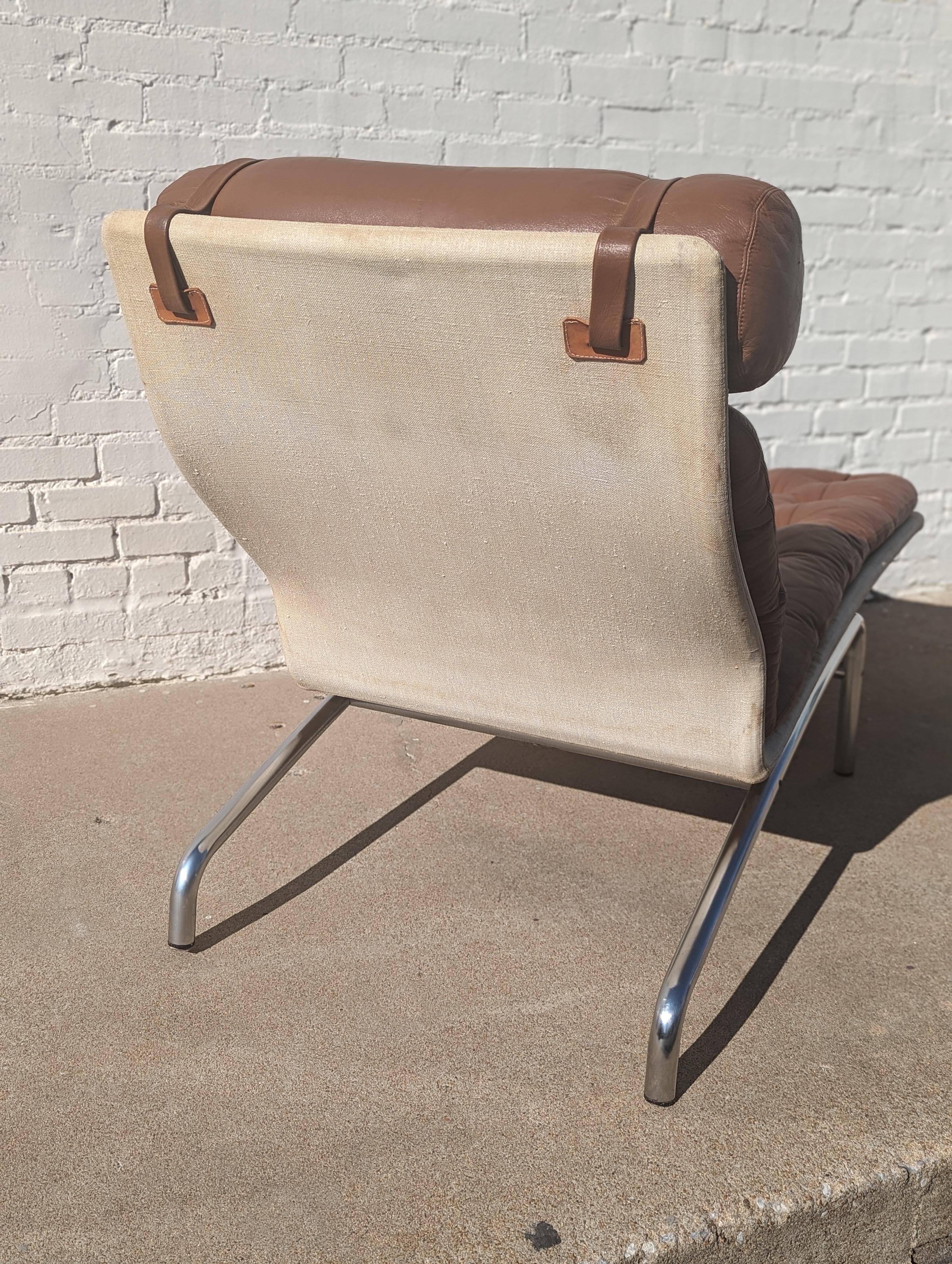 Mid Century Danish Modern Arne Vodder Chaise y For Sale 8