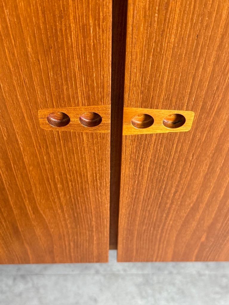 Mid-20th Century Arne Vodder Teak Credenza Highboard Cabinet Mid Century Danish Modern 1960s For Sale