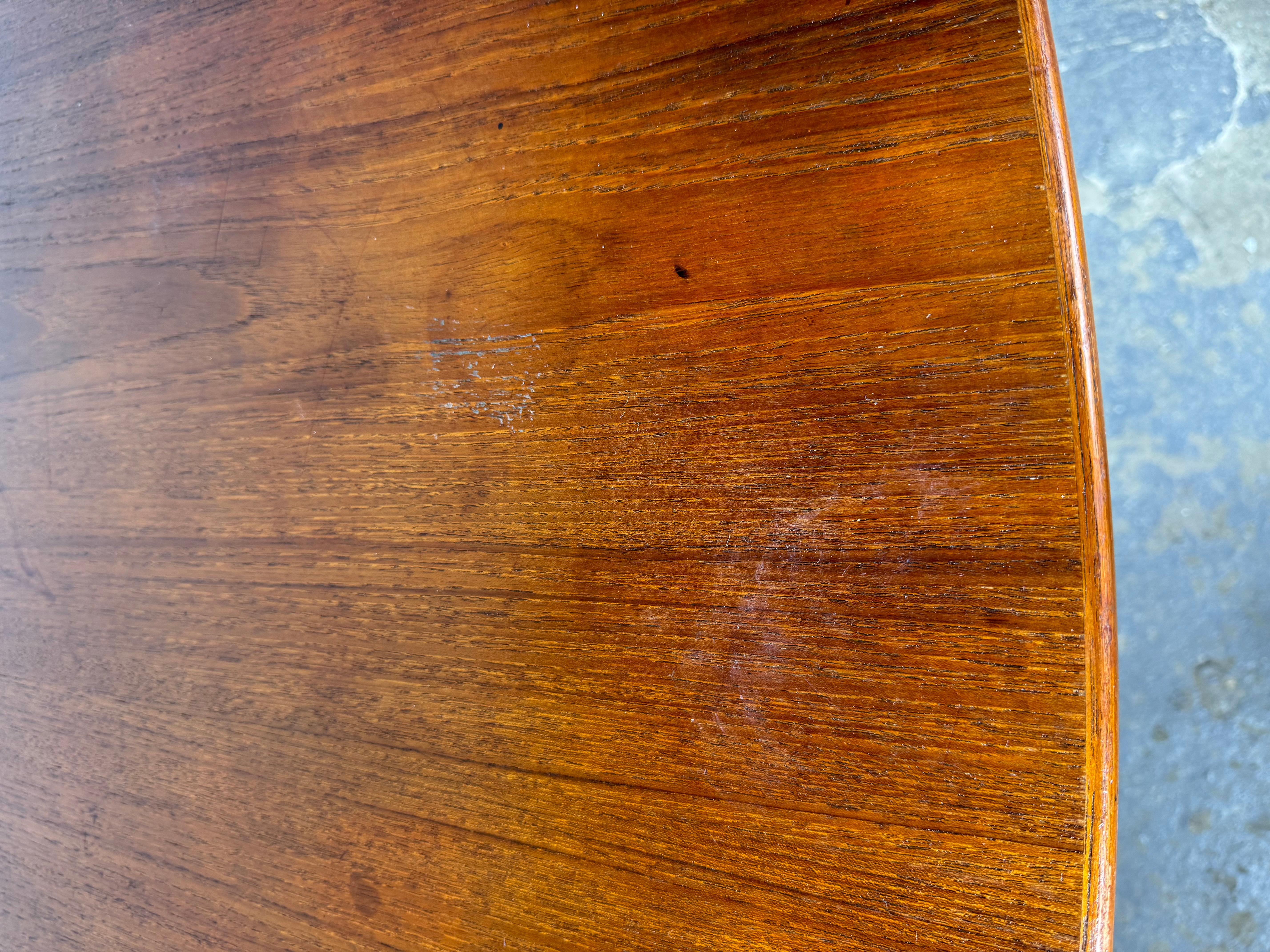 Mid Century Danish Modern Arne Vodder Teak Drop Leaf Desk / Denmark 8