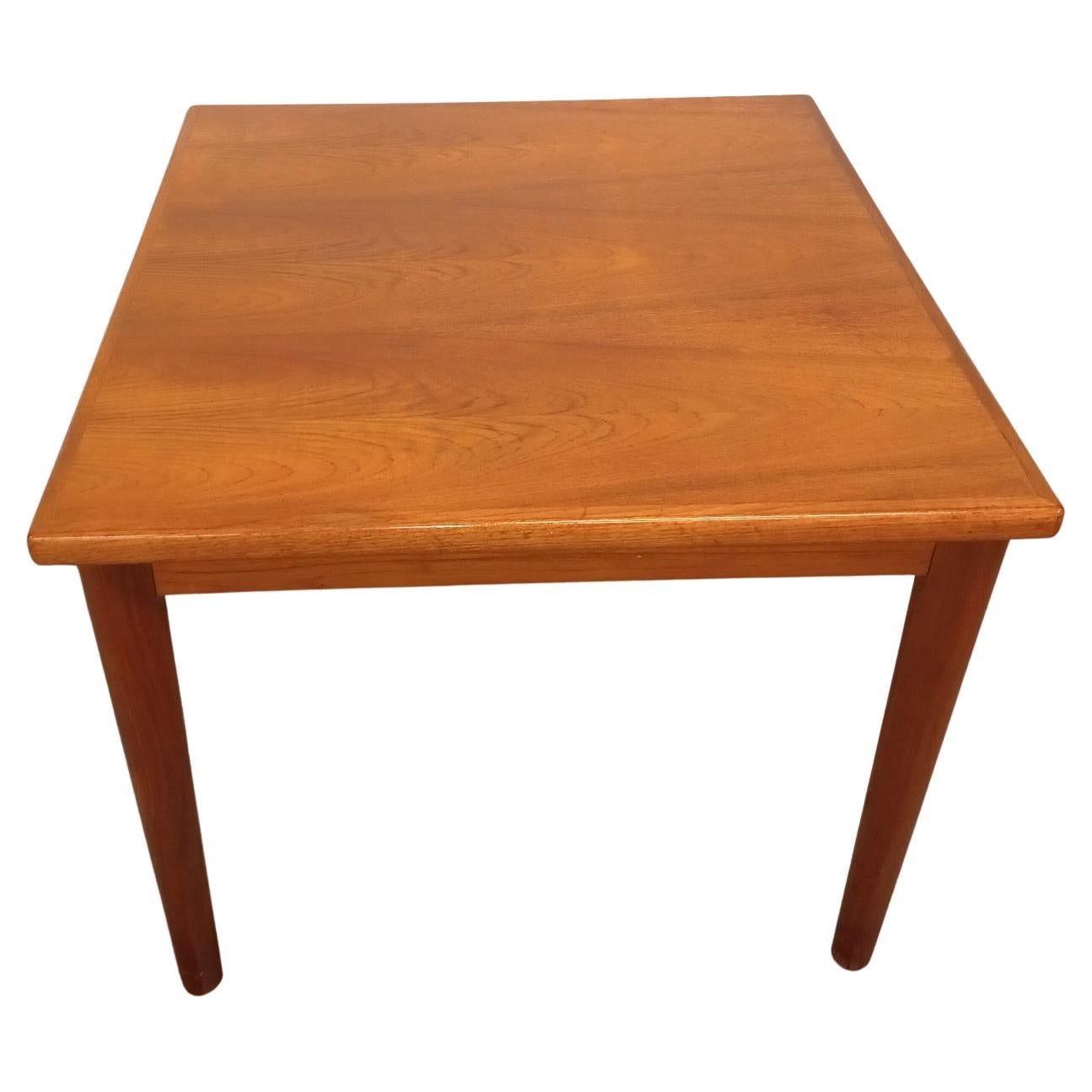 Mid-Century Danish Modern BDR Furbo Space Saver Square Dining Table