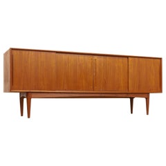 Midcentury Danish Modern Bernhard Pedersen & Son Sideboard Credenza Buffet