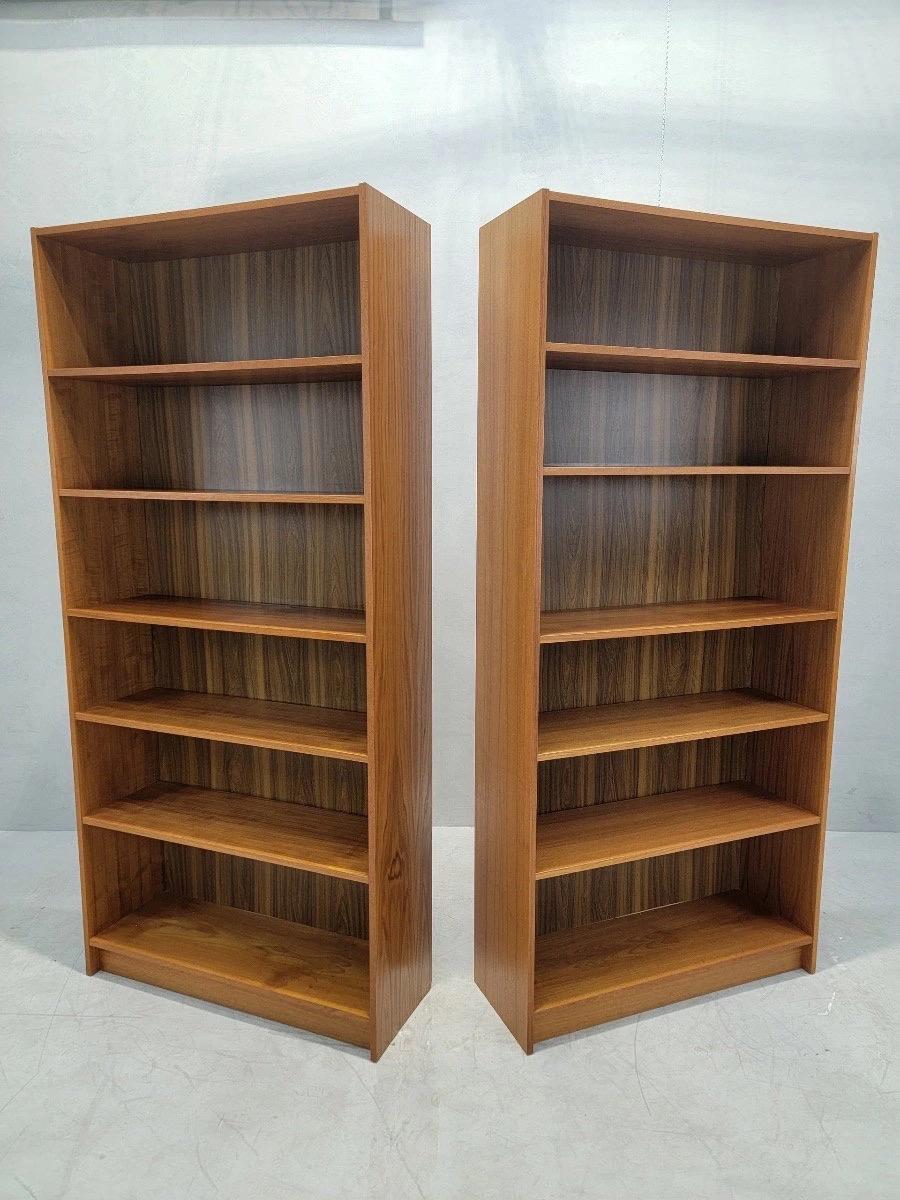 Teak Mid Century Danish Modern Bookcases/Bookshelves - Set of 4