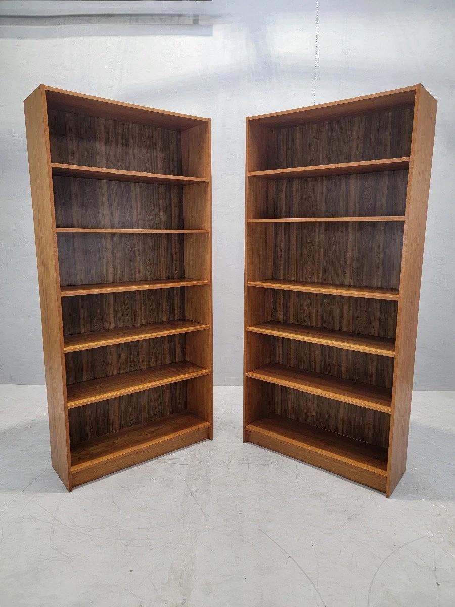 Mid Century Danish Modern Bookcases/Bookshelves - Set of 4 3