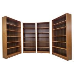Mid Century Danish Modern Bookcases/Bookshelves - Set of 4
