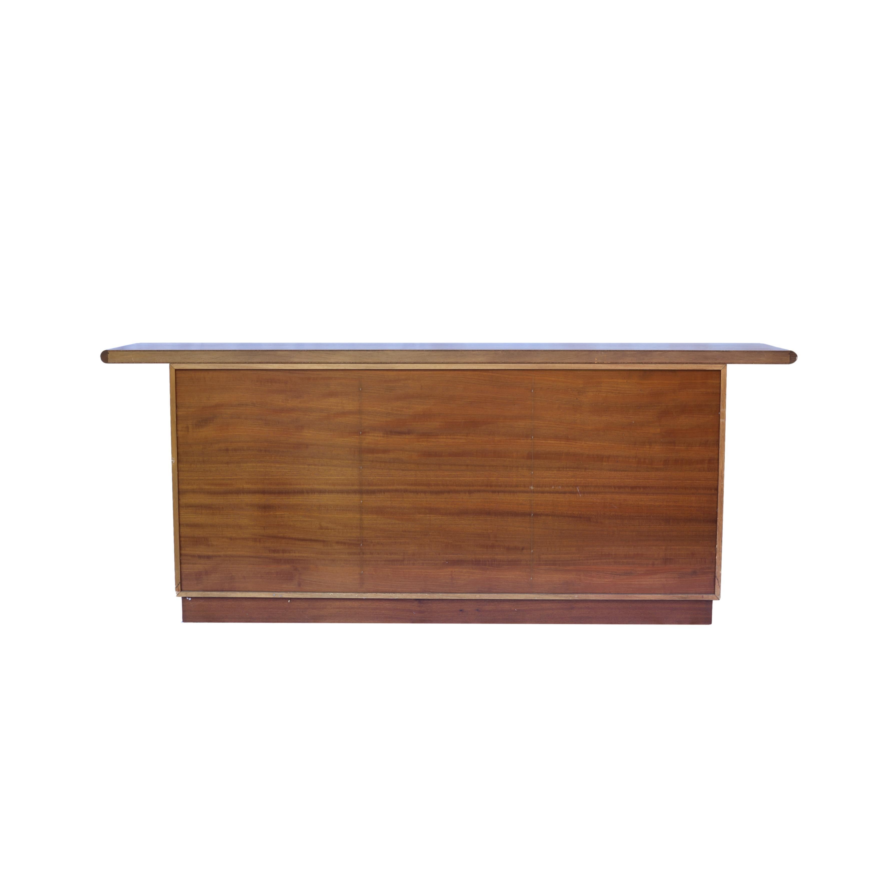 Mid-Century Danish Modern Bowfront Skovby Teak Sideboard, Ca. 1968 2