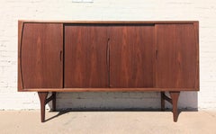 Mid Century Danish Modern Cocktail Cabinet for Bruno Hansen