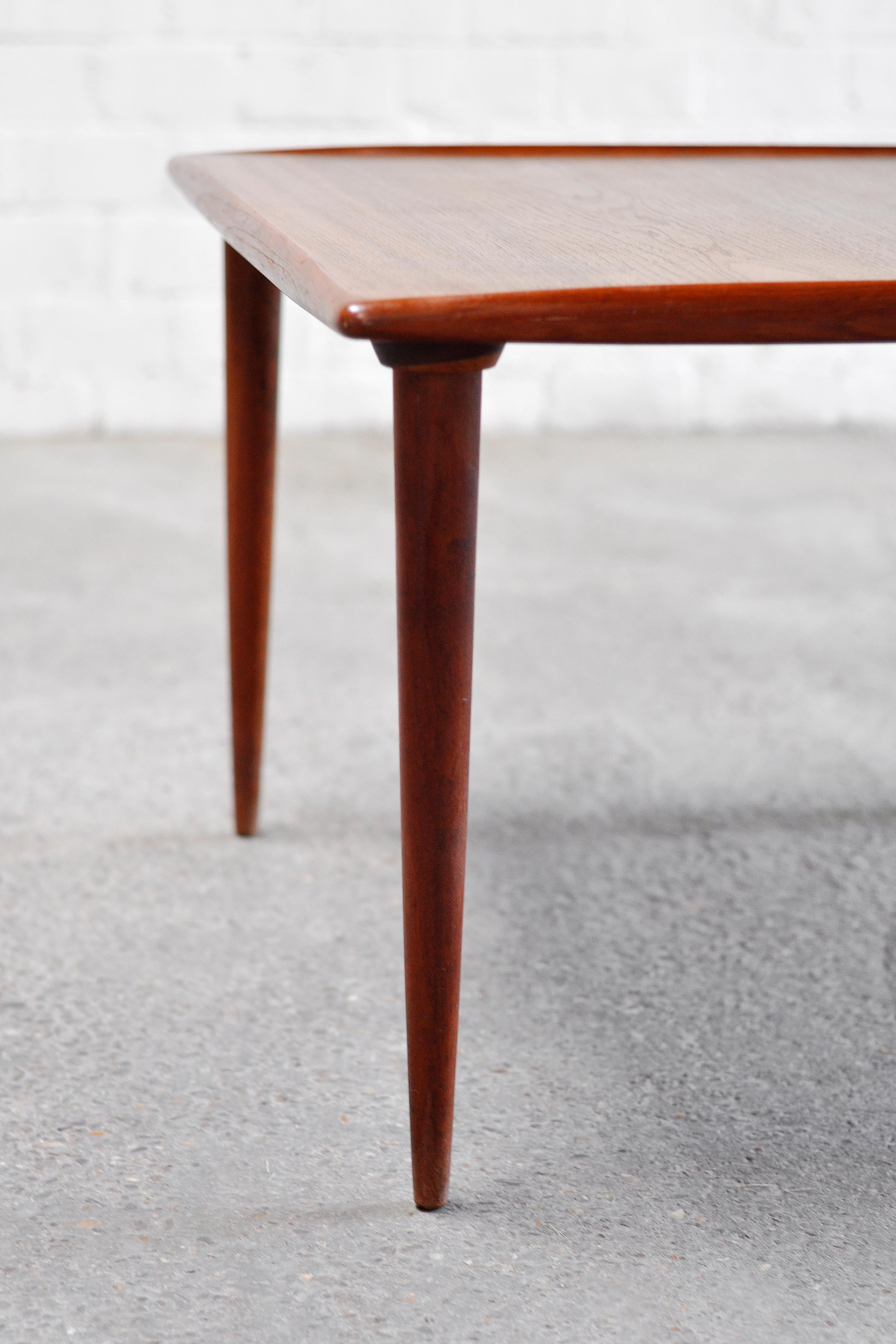 Mid century Danish modern coffee table attributed to Finn Juhl, 1960's For Sale 2