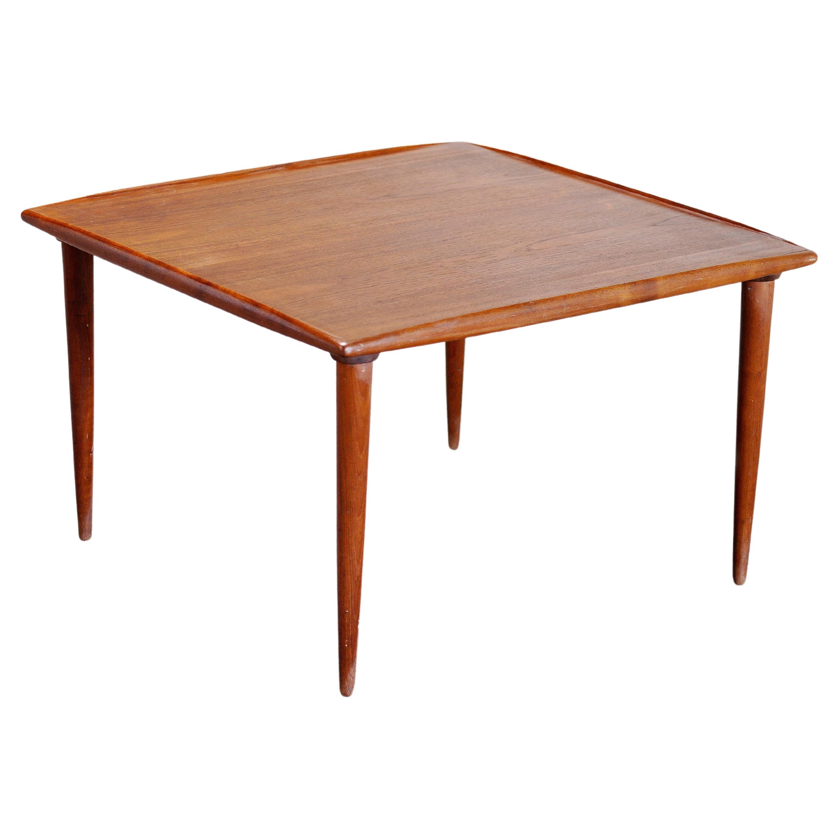 Mid century Danish modern coffee table attributed to Finn Juhl, 1960's For Sale