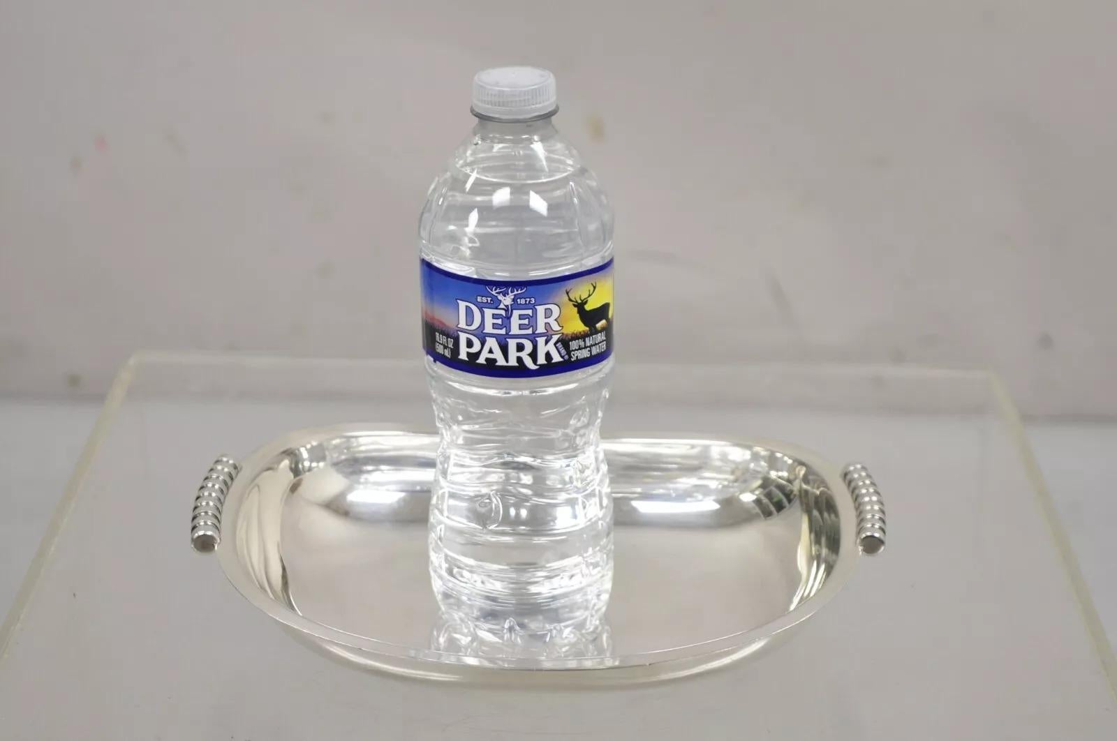 Mid Century Danish Modern Cohr Alta EPNS 32362 Silver Plated Serving Bowl Dish For Sale 4