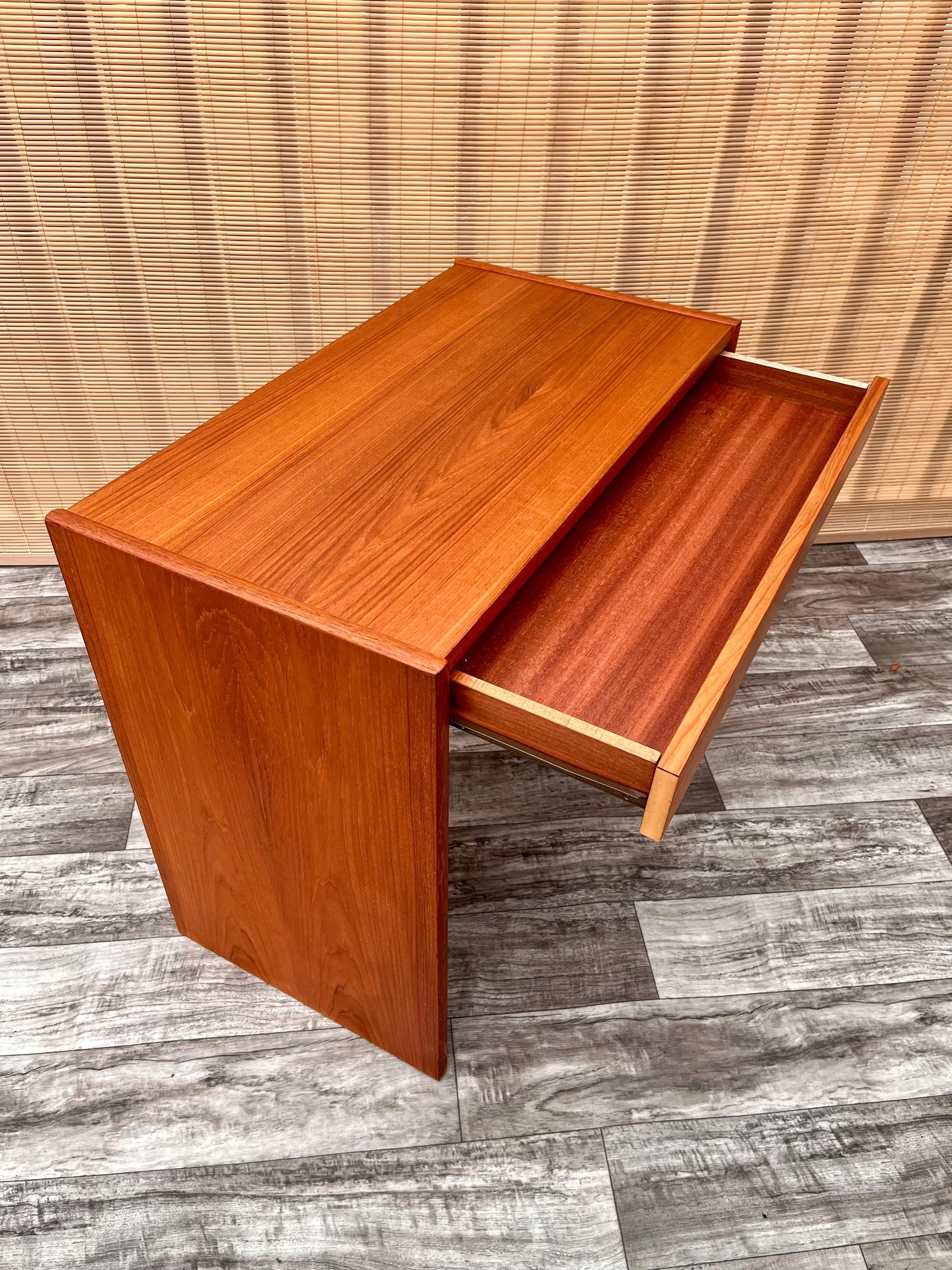 Mid-Century Danish Modern Compact Secretary Desk 3
