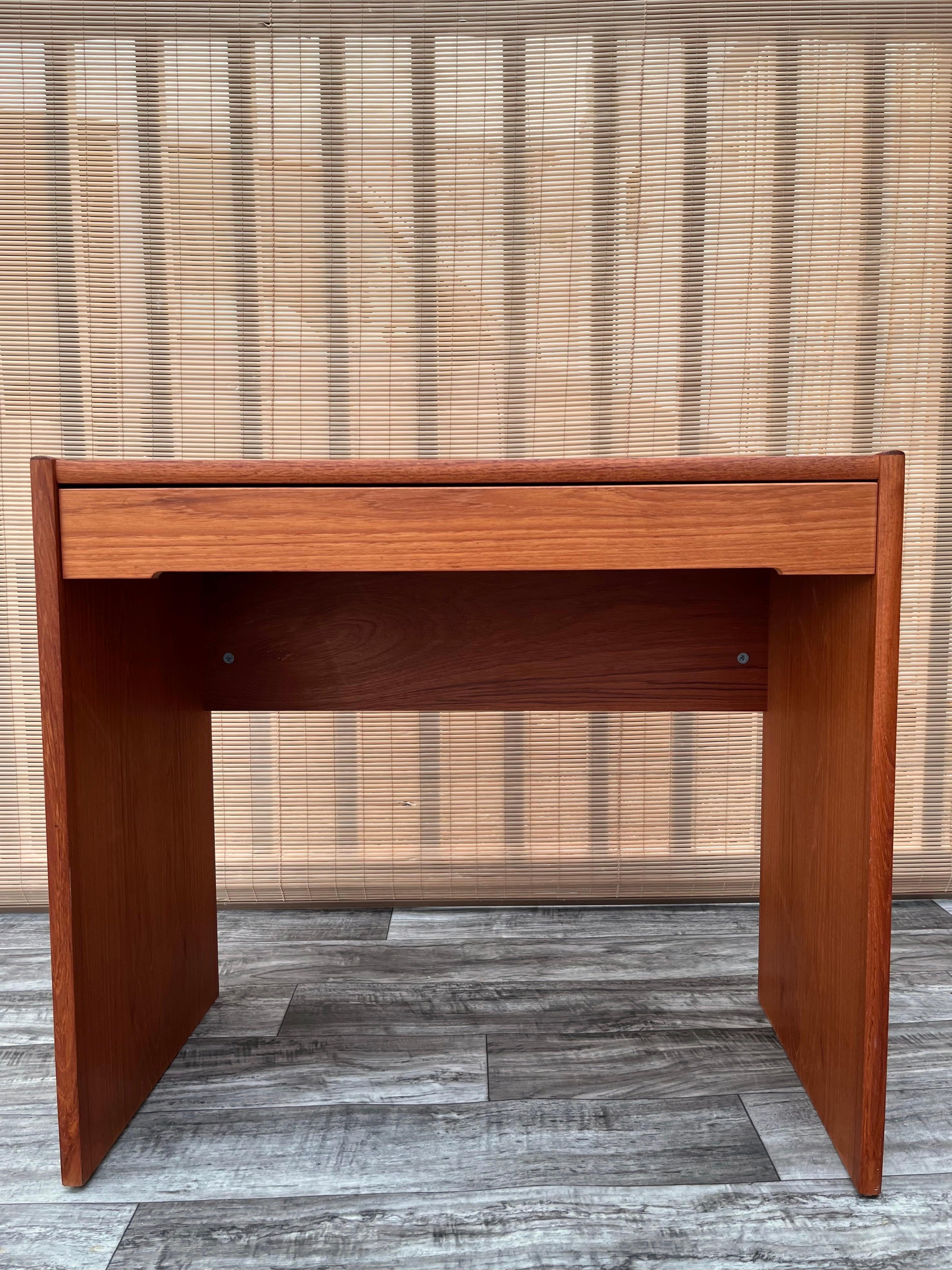 Mid-Century Danish Modern Compact Secretary Desk 5
