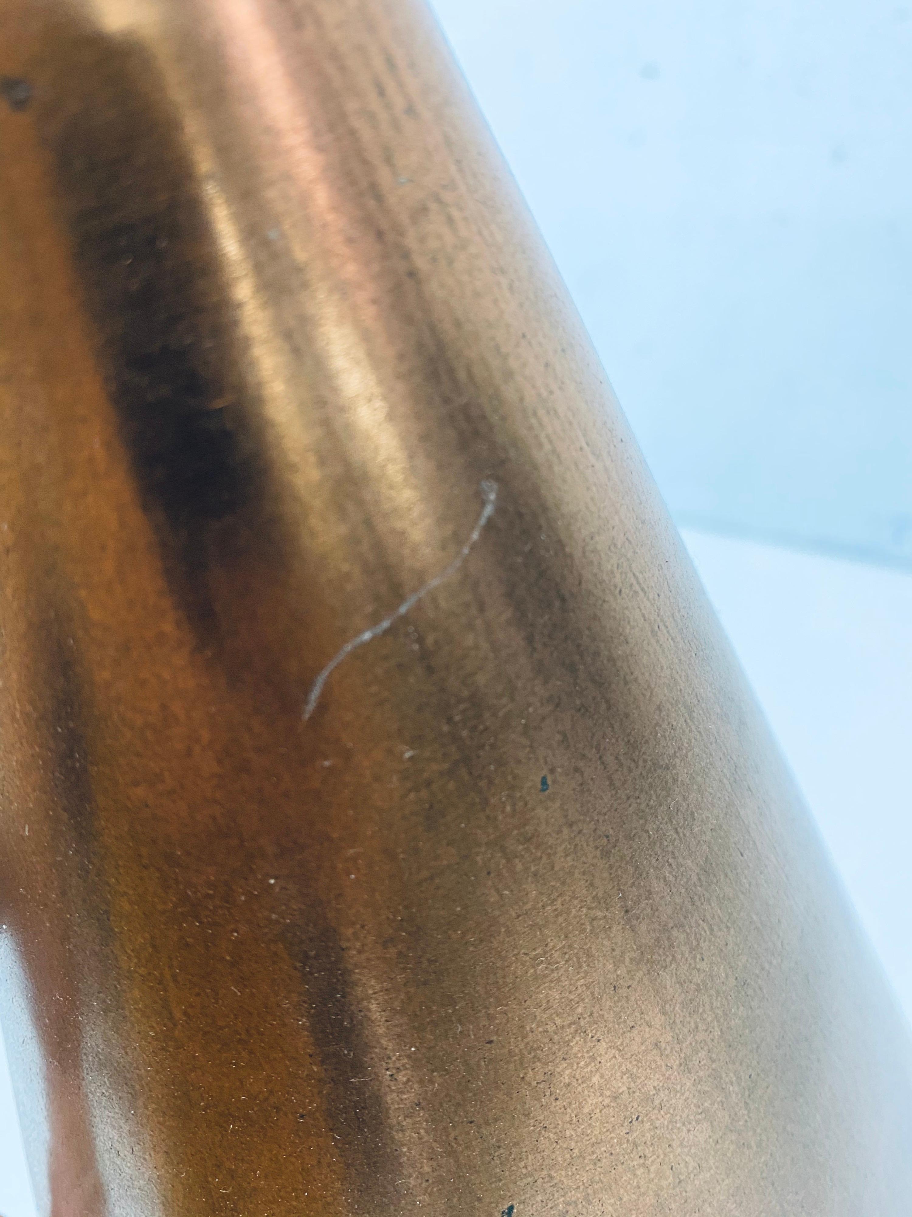 Lampada da soffitto a sospensione a cono in rame danese di metà secolo, anni '50 in vendita 2