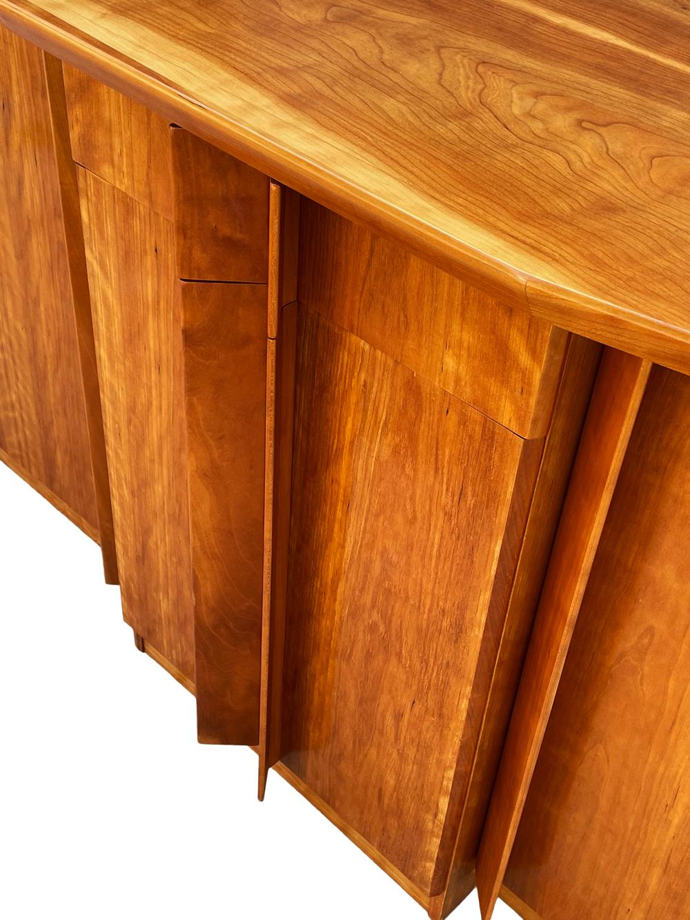 cherry wood credenza