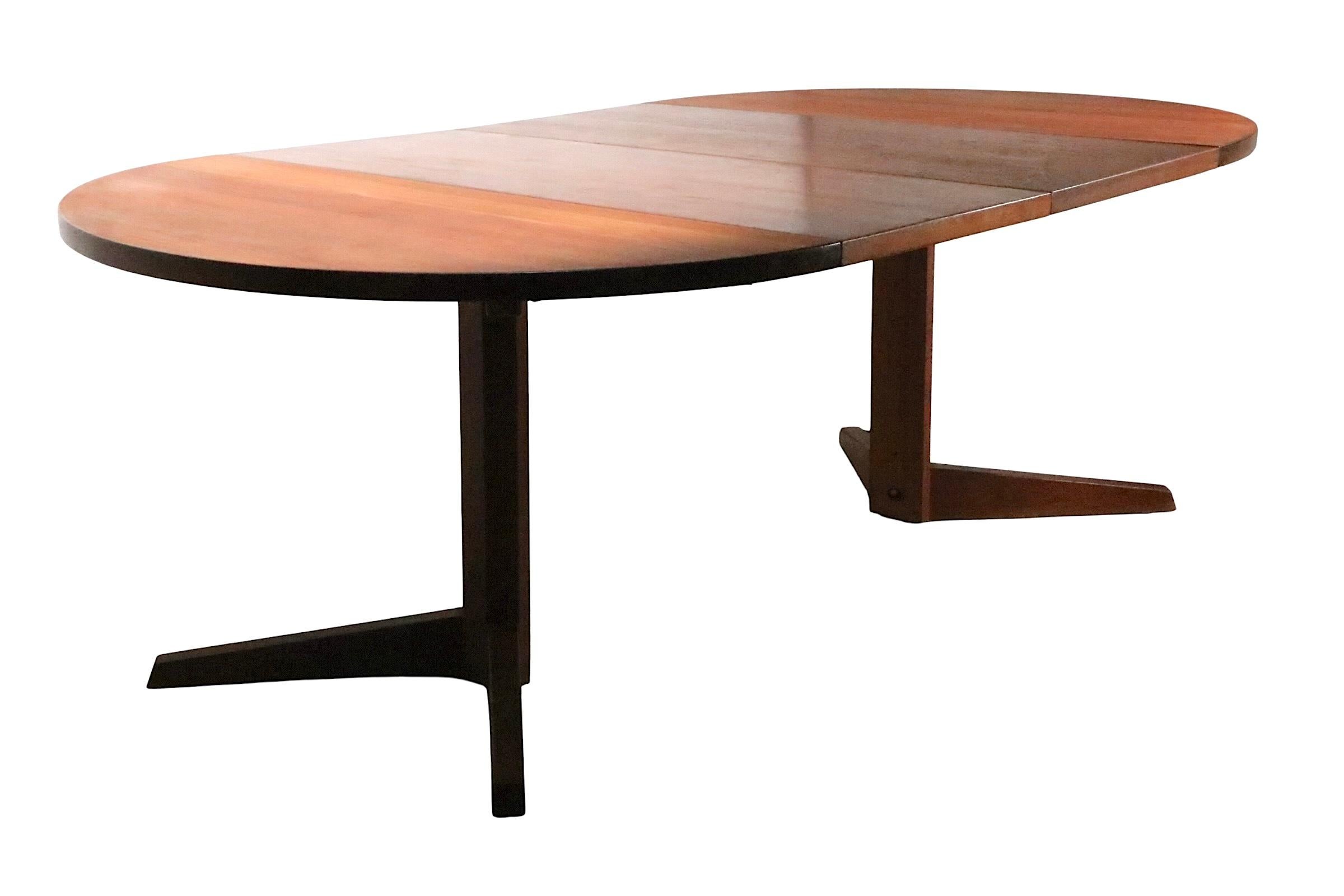 Tavolo da pranzo danese moderno di metà secolo di CJ Rosengaarden Made in Denmark anni '50 in vendita 11